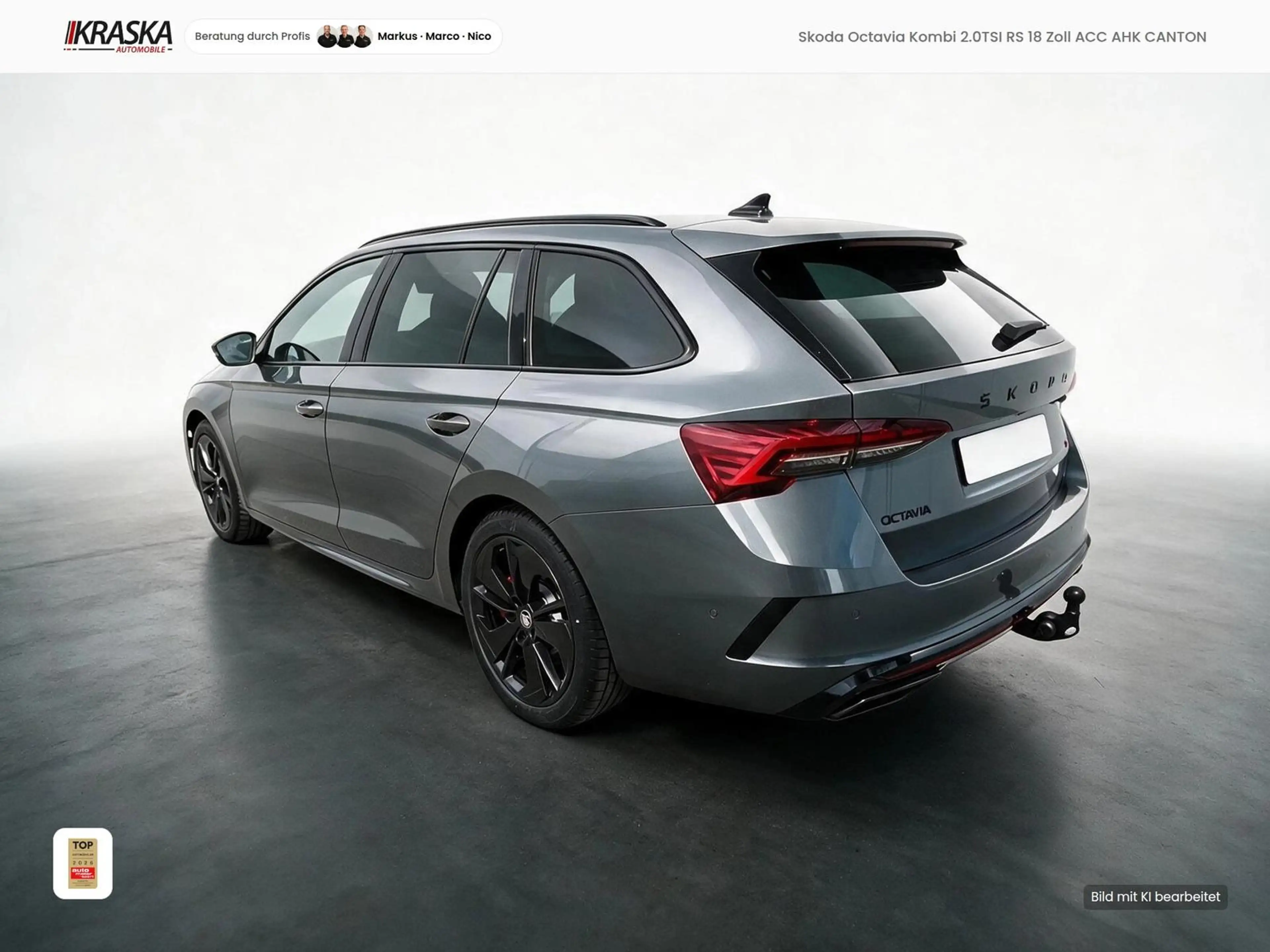 Skoda Octavia Kombi 2.0TSI RS 18 Zoll ACC AHK CANTON — photo 2
