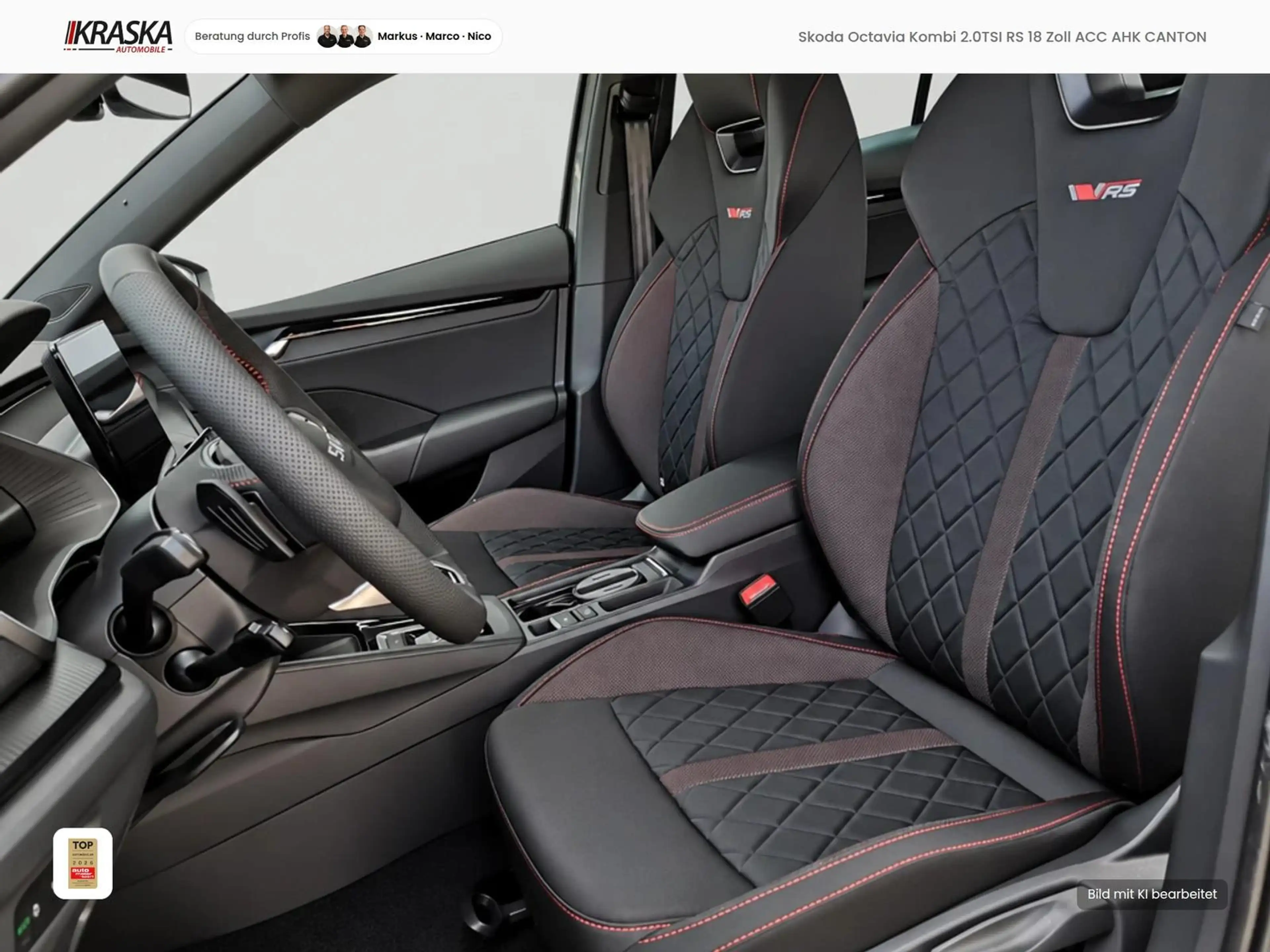 Skoda Octavia Kombi 2.0TSI RS 18 Zoll ACC AHK CANTON — photo 6