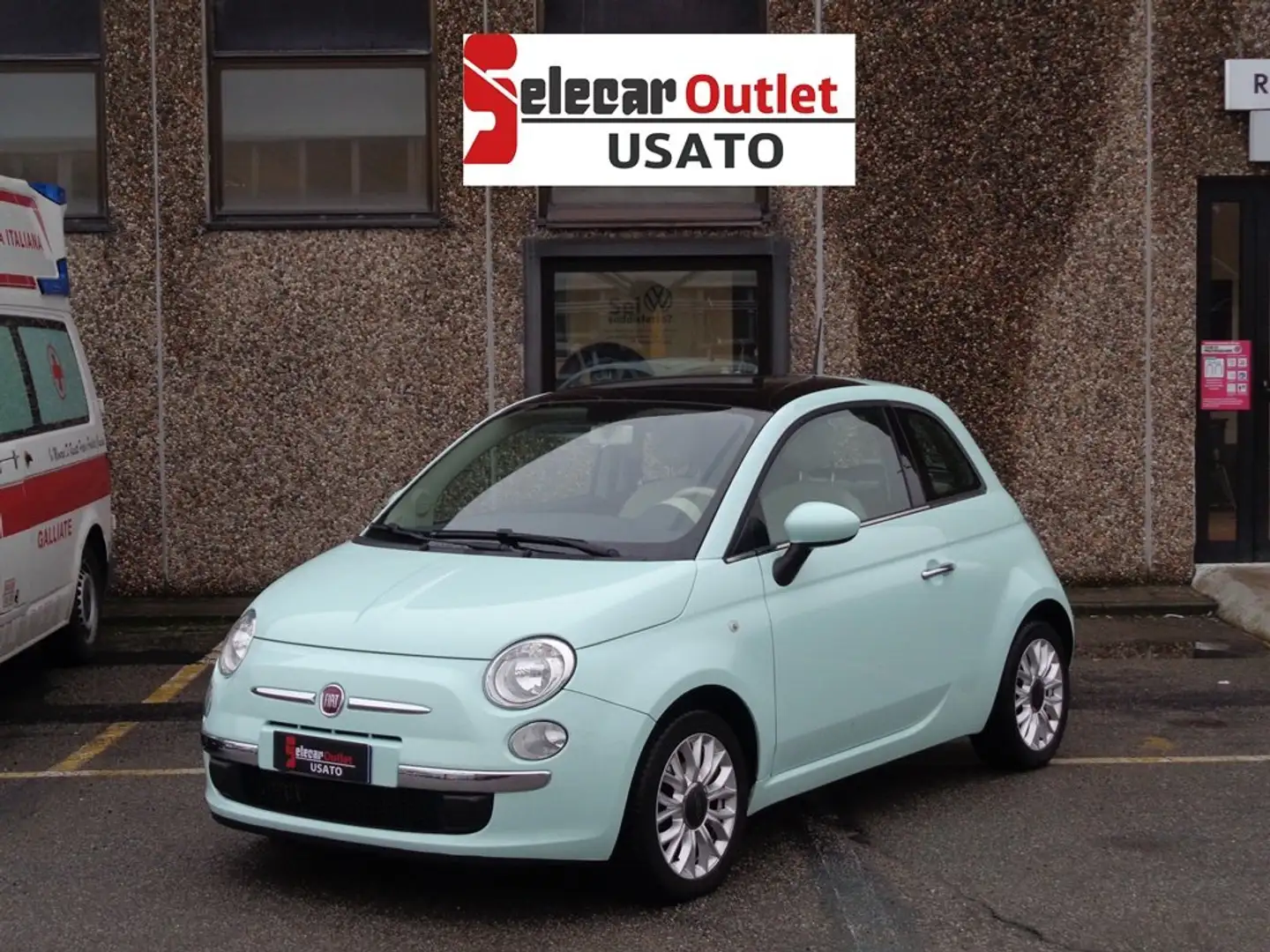 Fiat 500 1.3 MJT 95CV 16v Lounge Verde - 1