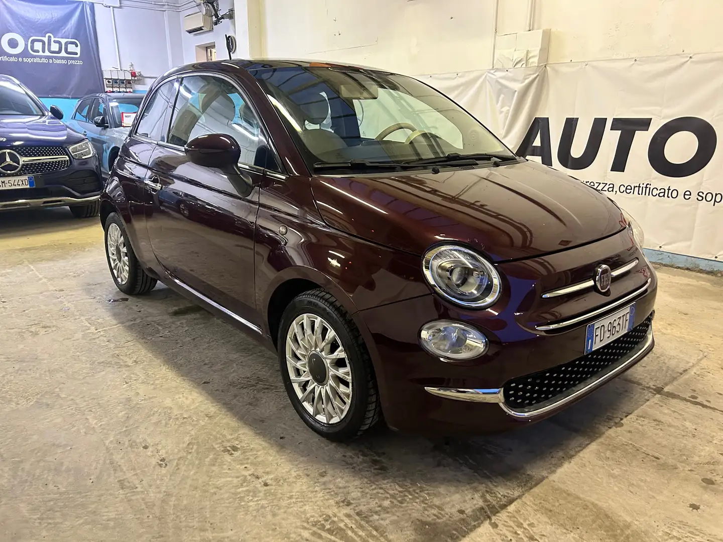 Fiat 500 500 III 2015 1.2 Lounge 69cv Brun - 1