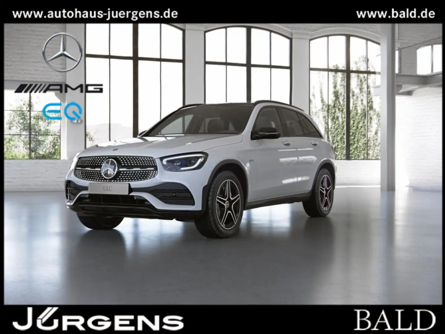 Mercedes-Benz GLC 300 de 4M AMG-sport/Pano/Burm/Night/Cam/Totw Blanc - 2