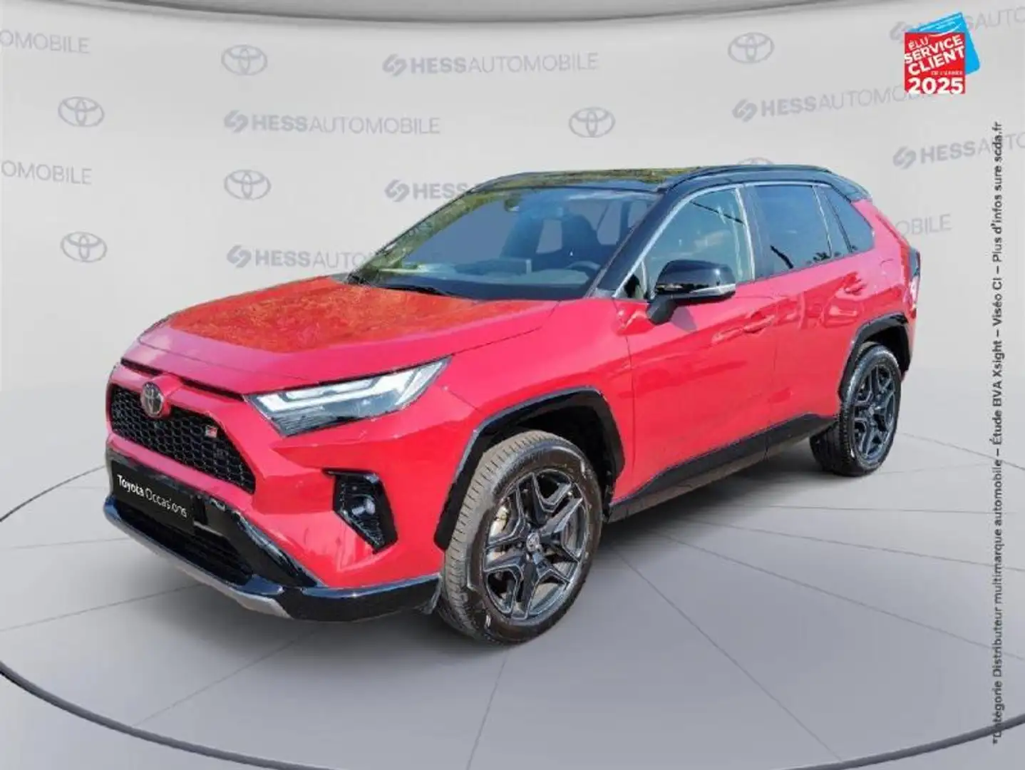 Toyota RAV 4 2.5 Hybride 222ch GR Sport AWD-i MY23 Rouge - 1