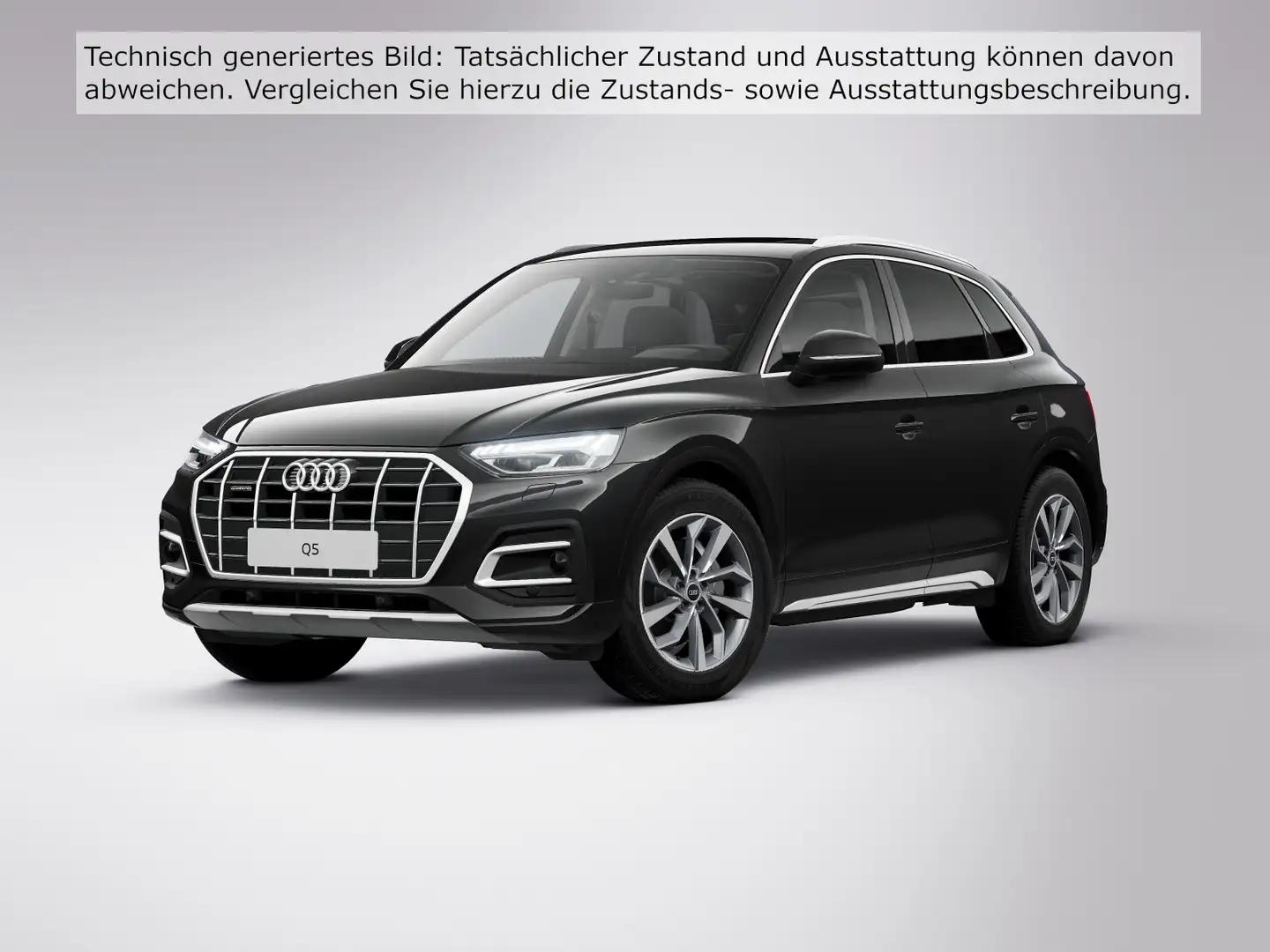 Audi Q5 40 TDI Advanced quattro Matrix Pano AHZV Schwarz - 2