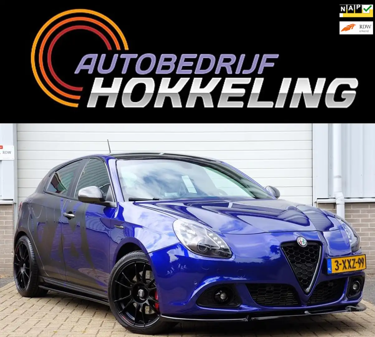 Alfa Romeo Giulietta 1.7 TBi Quadrifoglio Verde 275pk; Automaat+Navi=UN Niebieski - 1