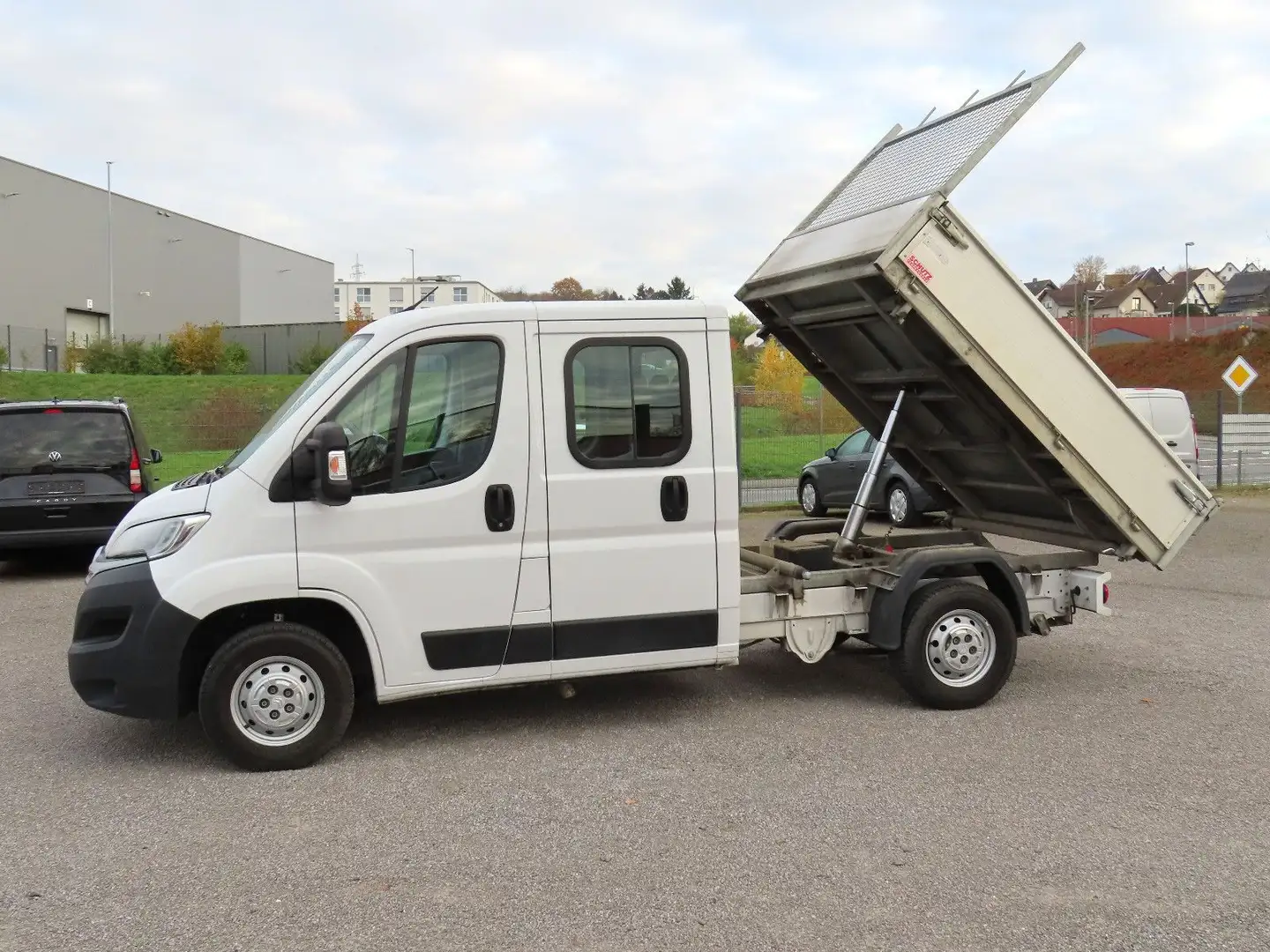 Citroen Jumper 35 L2 DoKa/7-Sitzer 3-Seiten Kipper AHK Weiß - 1