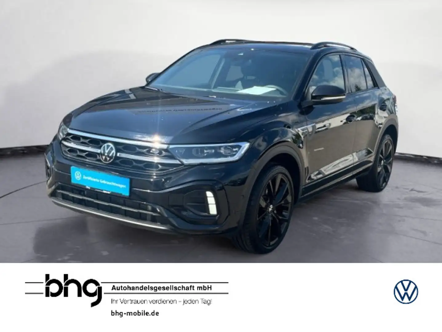 Volkswagen T-Roc 1.5 TSI DSG R-Line AHK Pano DCC Matrix ACC Schwarz - 1
