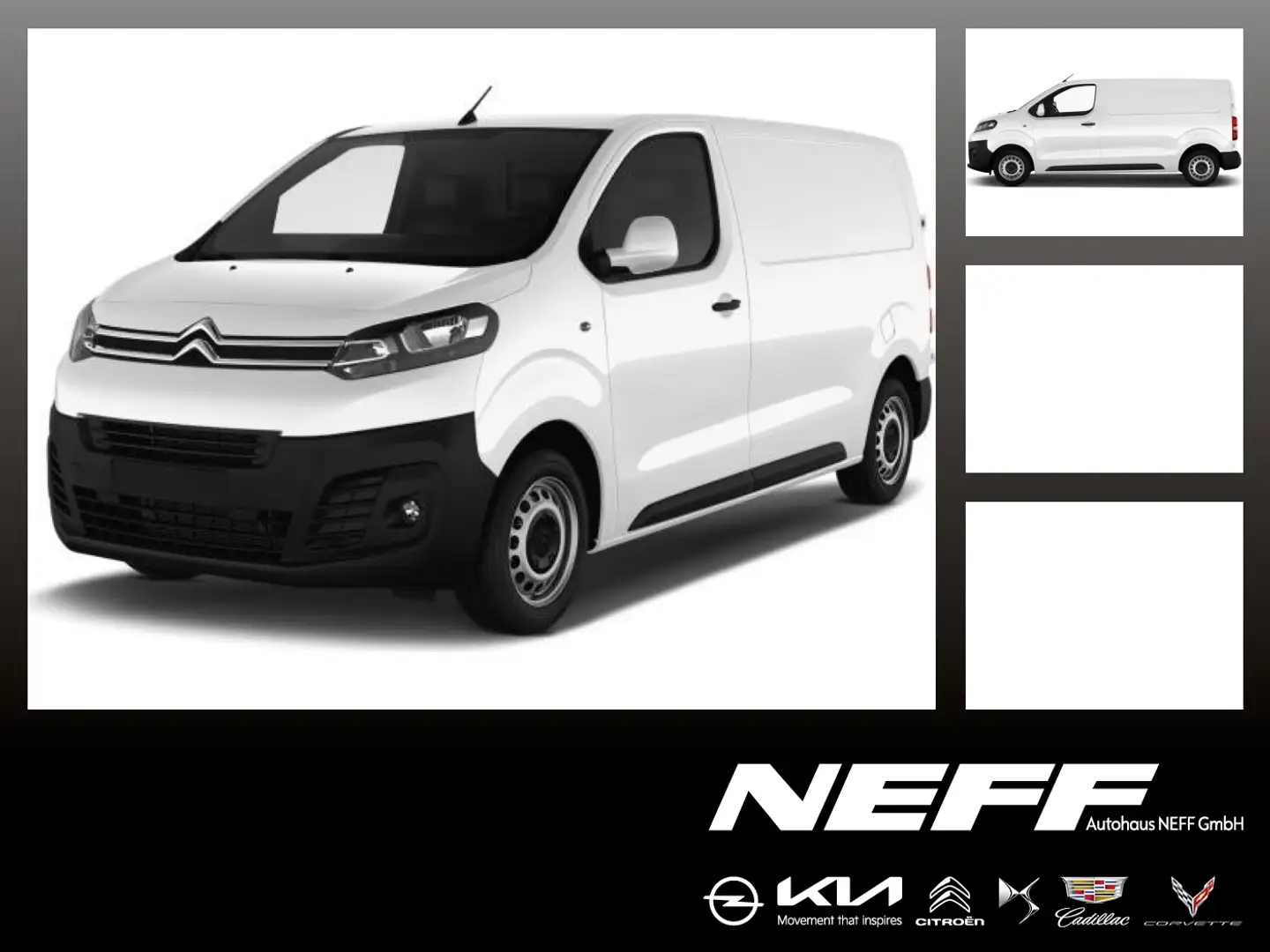 Citroen Jumpy Kasten (75kWh Batterie) Lang Elektro 136PS Grijs - 1