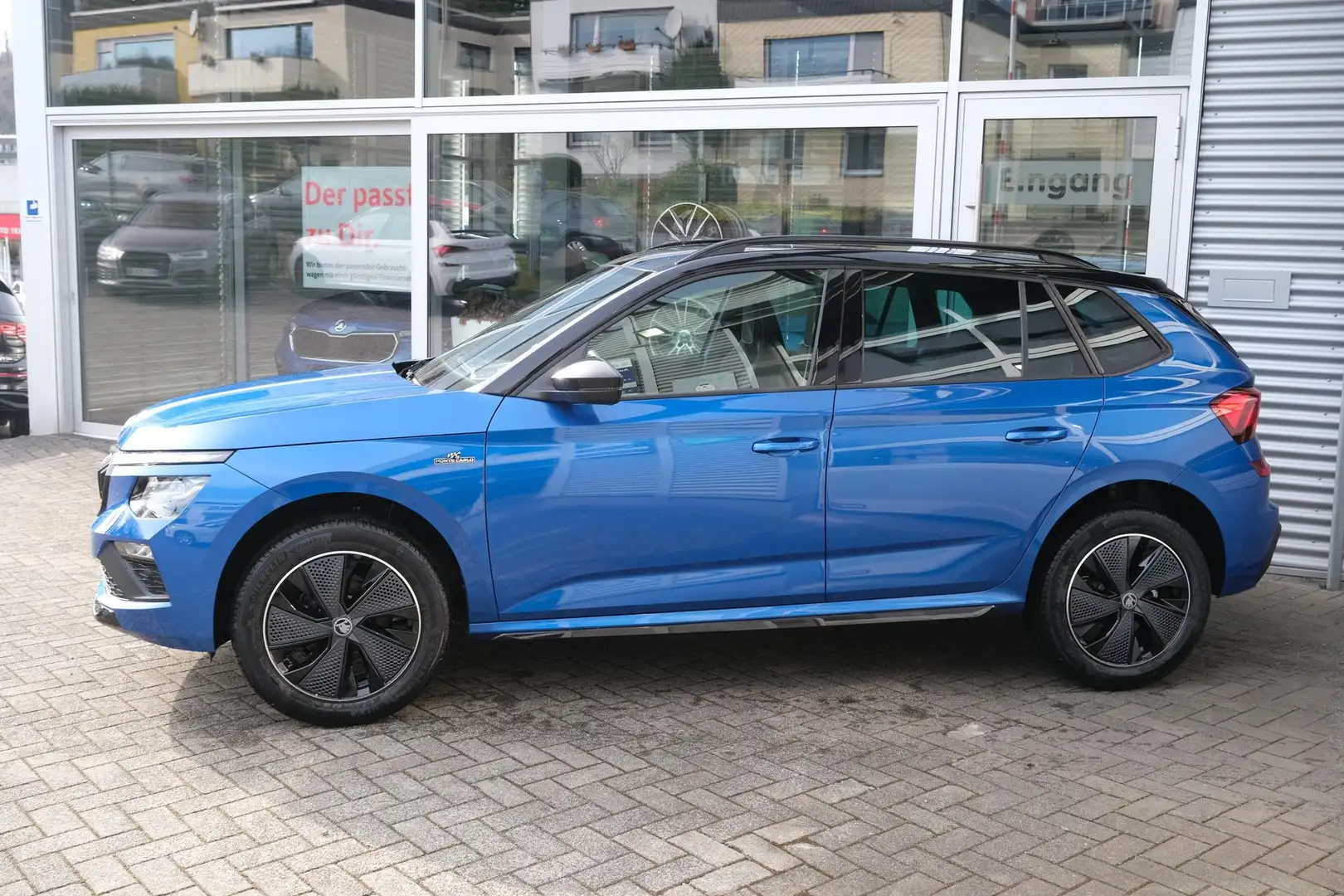 Skoda Kamiq Monte Carlo 1.0 TSI Matrix Panodach Kamera Gara... Blau - 2