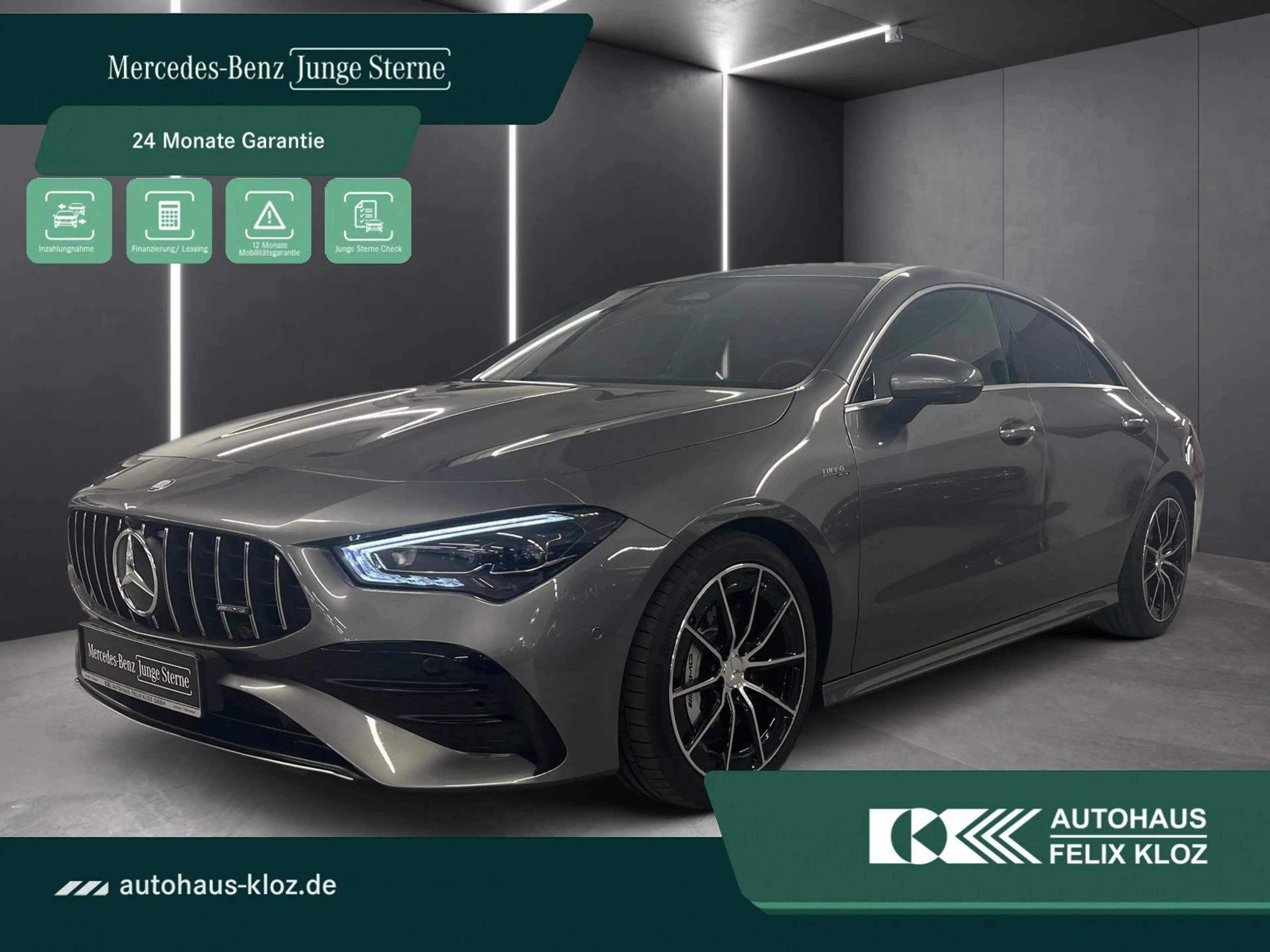 Mercedes-Benz CLA 35 AMG 4M +*Pano*HUD*MuBeam*Distro*AHK*360°*