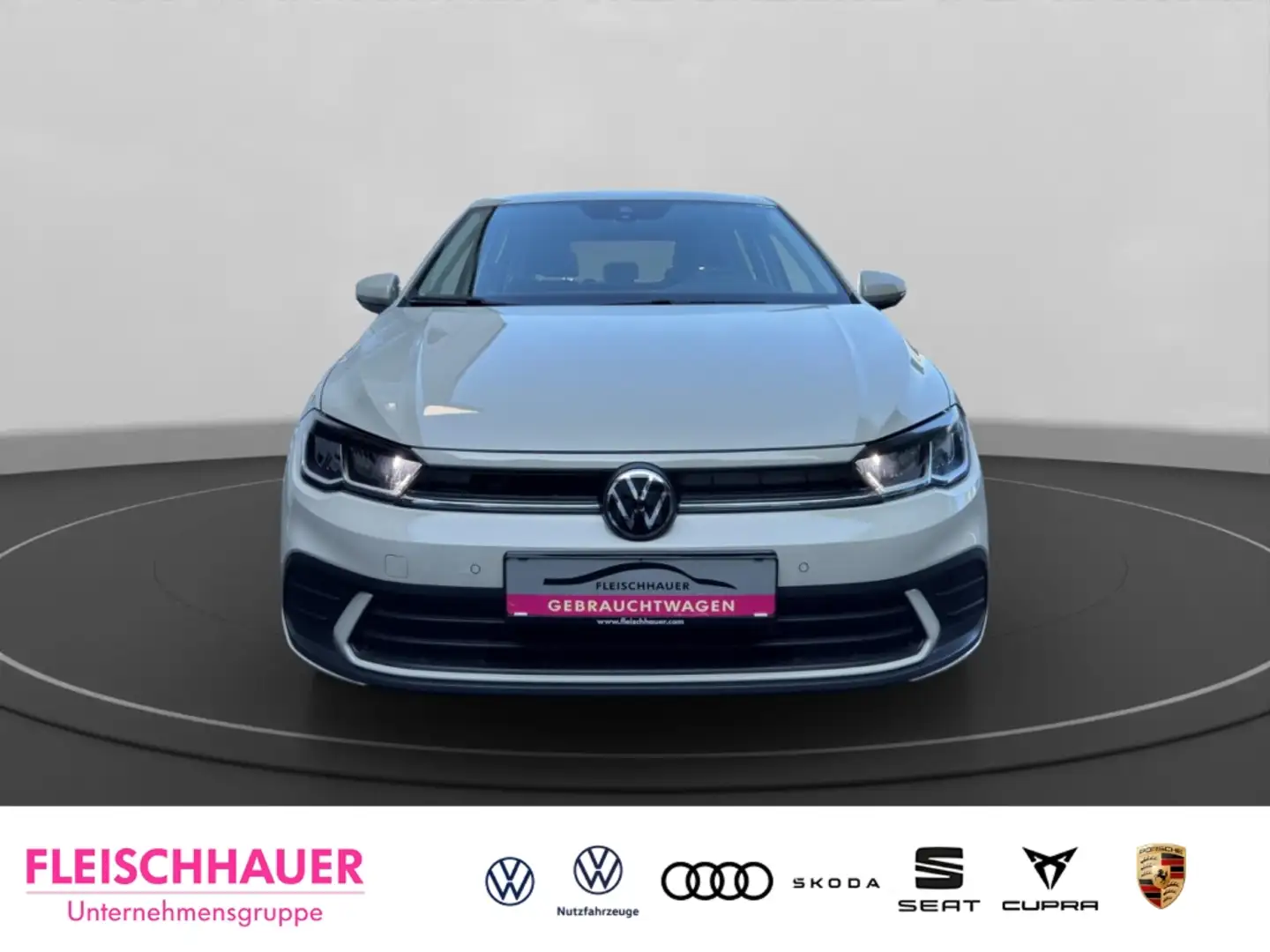 Volkswagen Polo Life 1.0 TSI LED+ACC+RFK+SZH+CARPLAY+LANE ASSIST+ Grau - 2