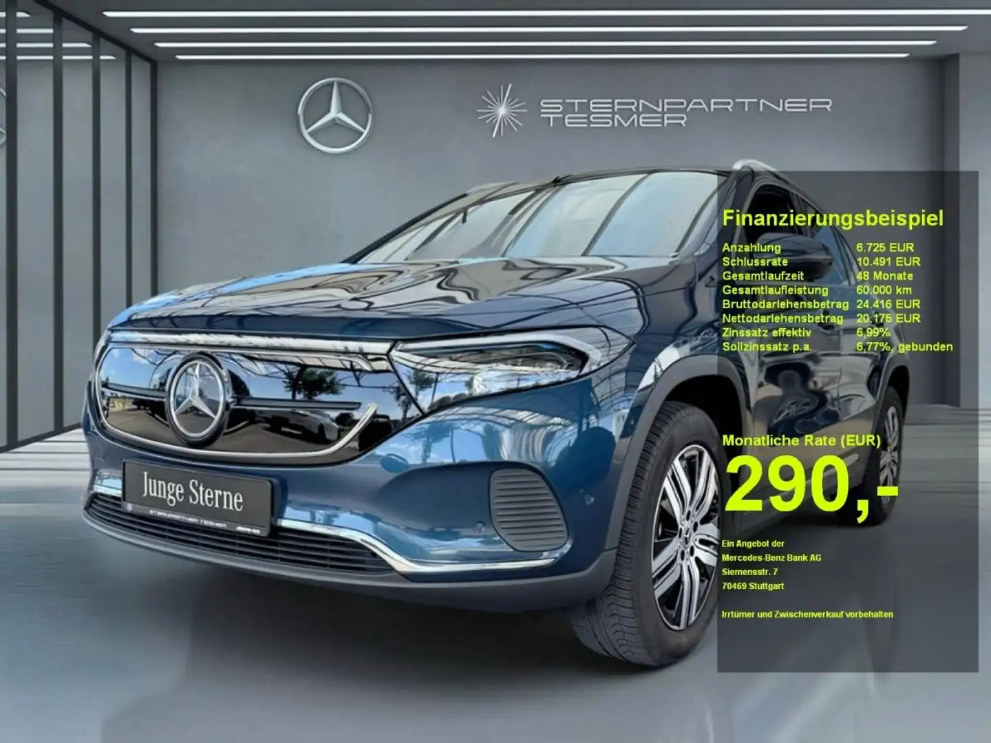 Mercedes-Benz EQA 250 Progressiv, CarPlay, Totwinkel, R-Kamera Blue - 1