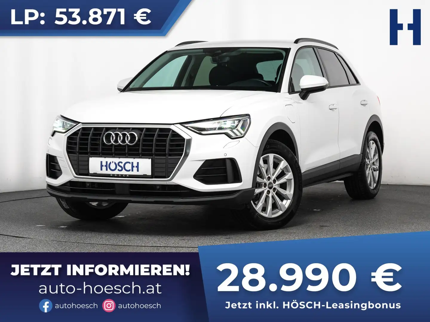Audi Q3 45 TFSIe ACC ASSISTENZ LED CARPLAY TOP-DEAL Weiß - 1