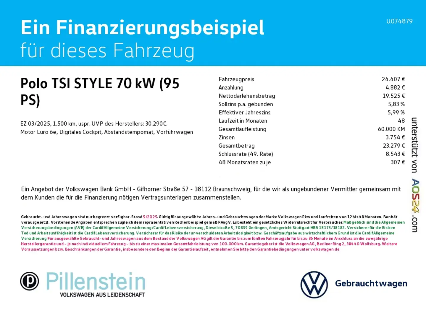 Volkswagen Polo TSI STYLE NAVI+MATRIX+KAM+IQ-DRIVE+ACC+ALU Grau - 2