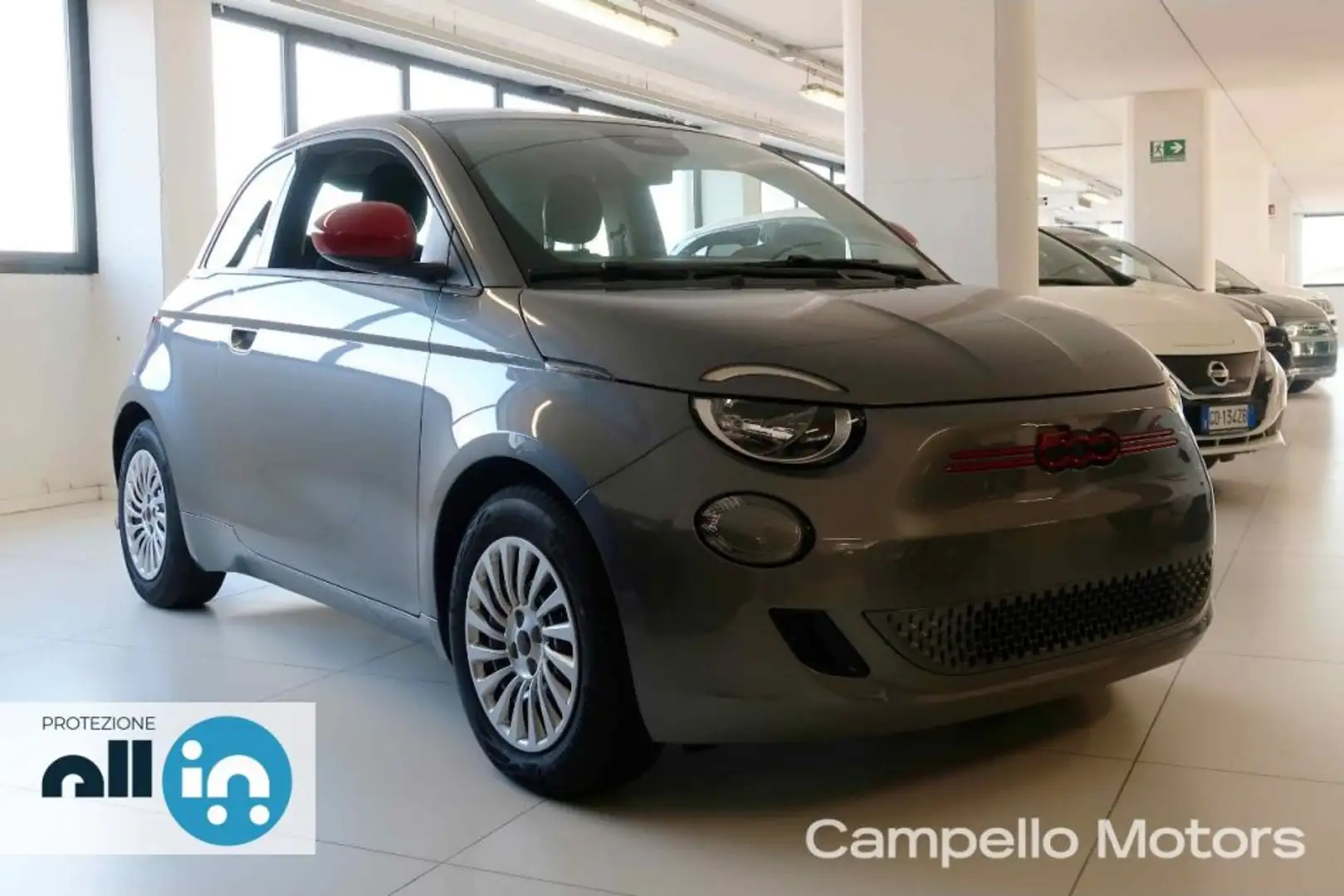 Fiat 500e Nuova 500 Red Berlina 23,6 kWh Grigio - 1