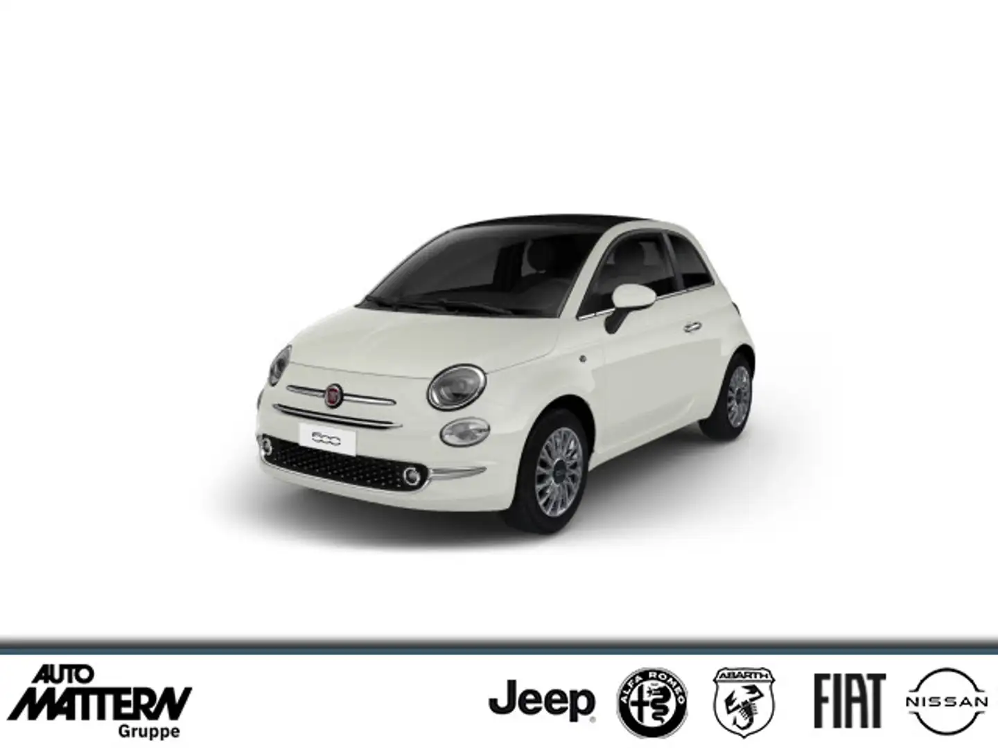 Fiat 500C Dolcevita Klimaanlage CarPlay 15" u.v.m. Weiß - 1