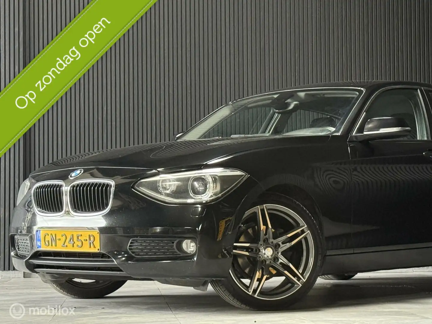 BMW 116 1-serie 116i High Executive|AUT|LED|CRUISE| Zwart - 2
