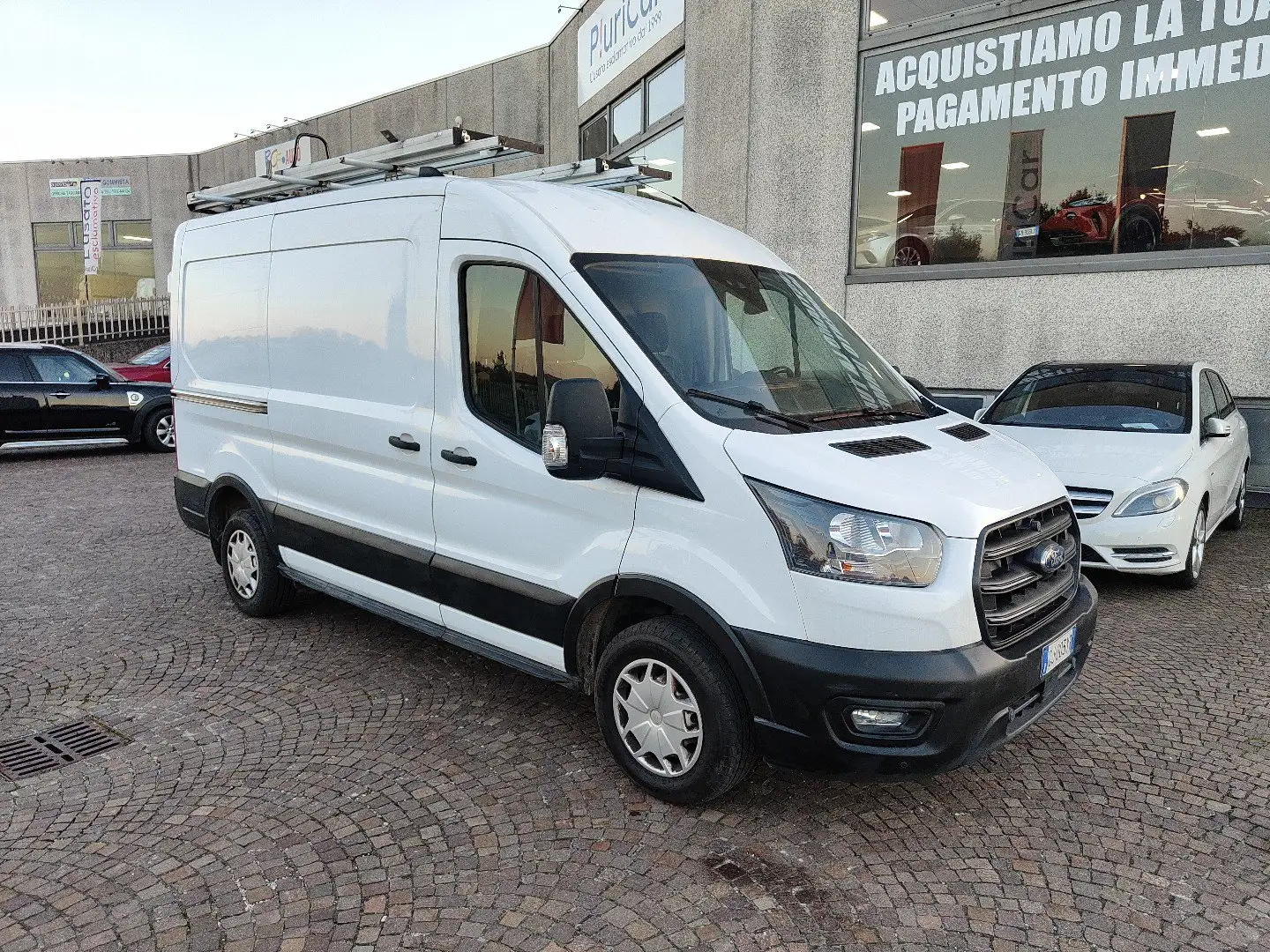 Ford Transit 310 2.0 TDCi L2 H2 Furgone Clima Portata 1045 Kg Bianco - 2