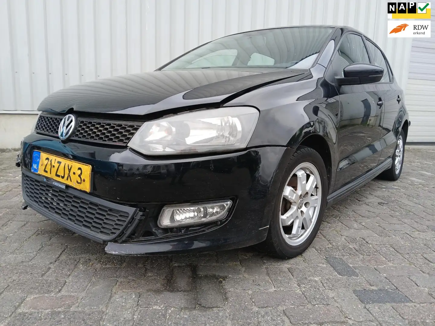 Volkswagen Polo 1.2 TDI BlueMotion Comfort Edition SCHADEAUTO!! Noir - 1