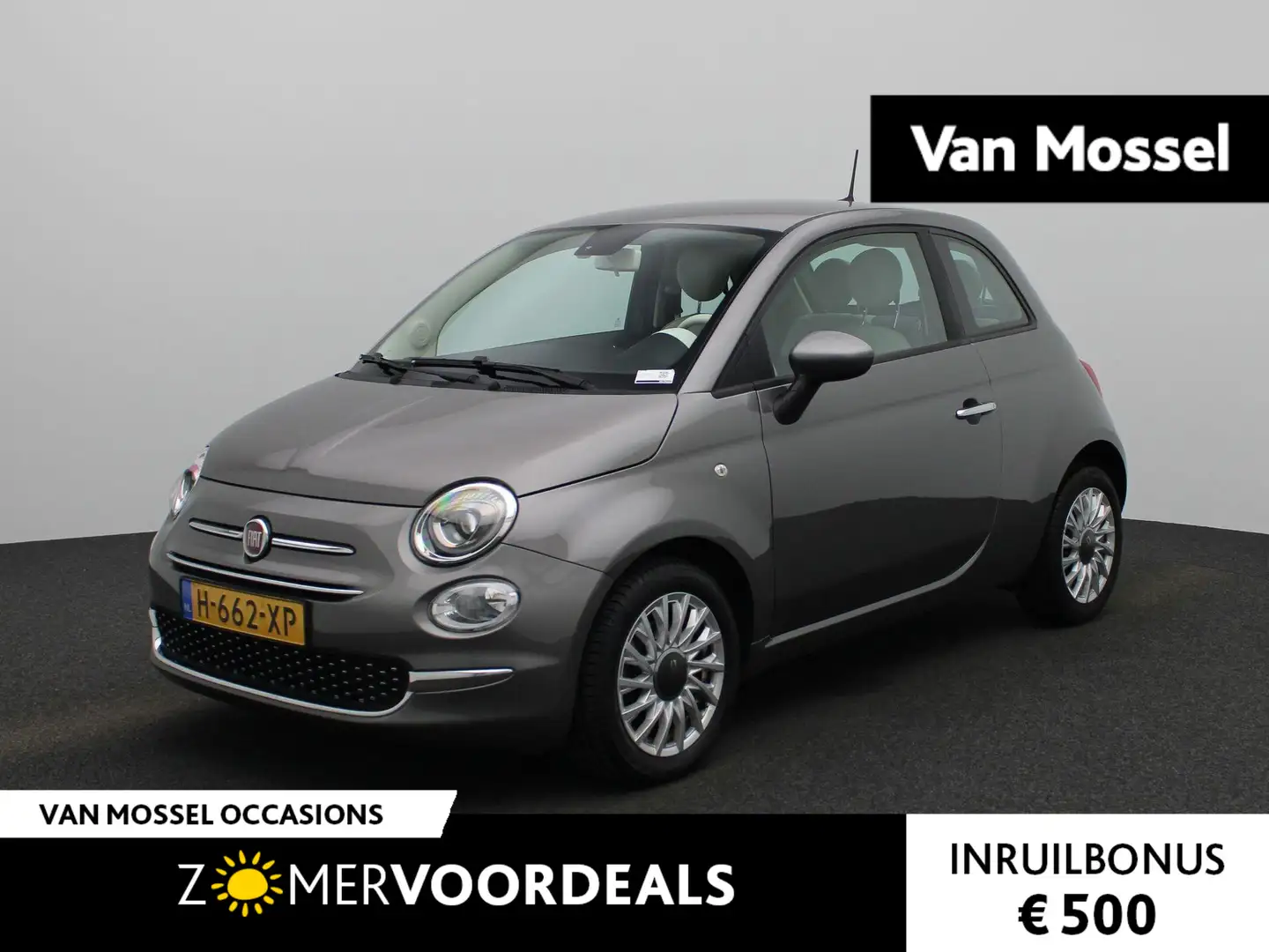Fiat 500 1.0 Hybrid Lounge | NAVIGATIE | AIRCO | CRUISE CON Grigio - 1
