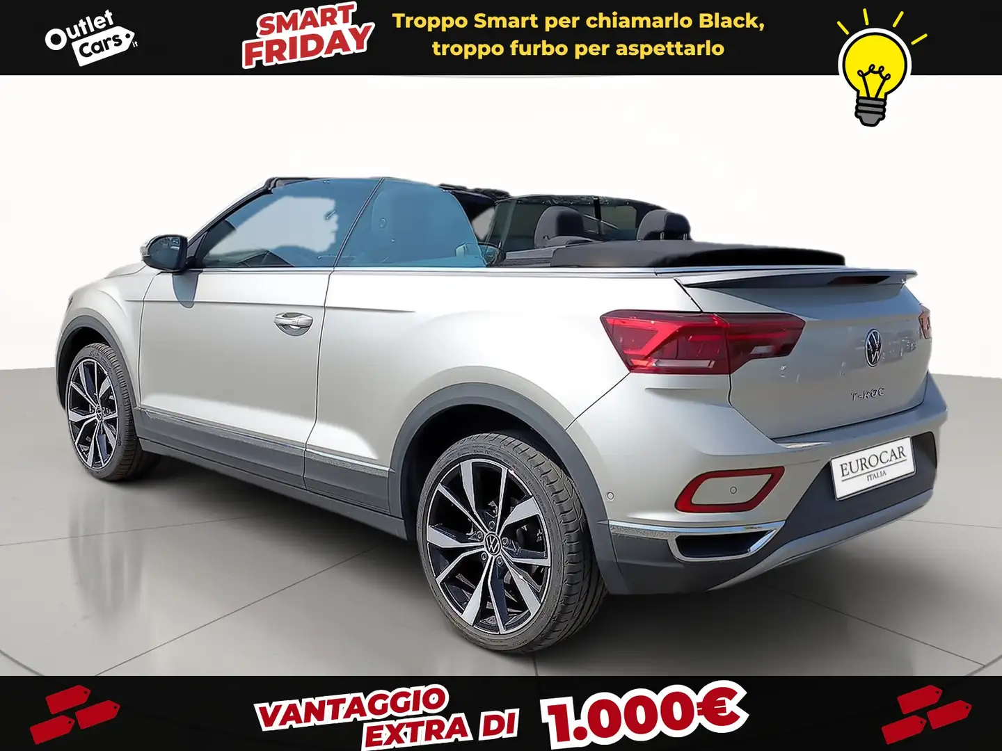 Volkswagen T-Roc cabriolet 1.5 tsi style dsg Grau - 2