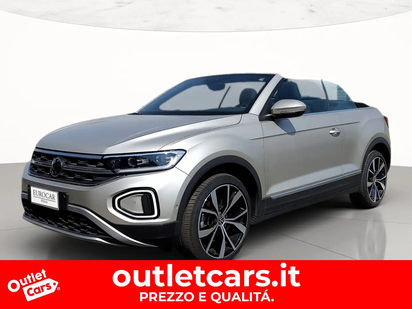 Volkswagen T-Roc cabriolet 1.5 tsi style dsg Gris - 1