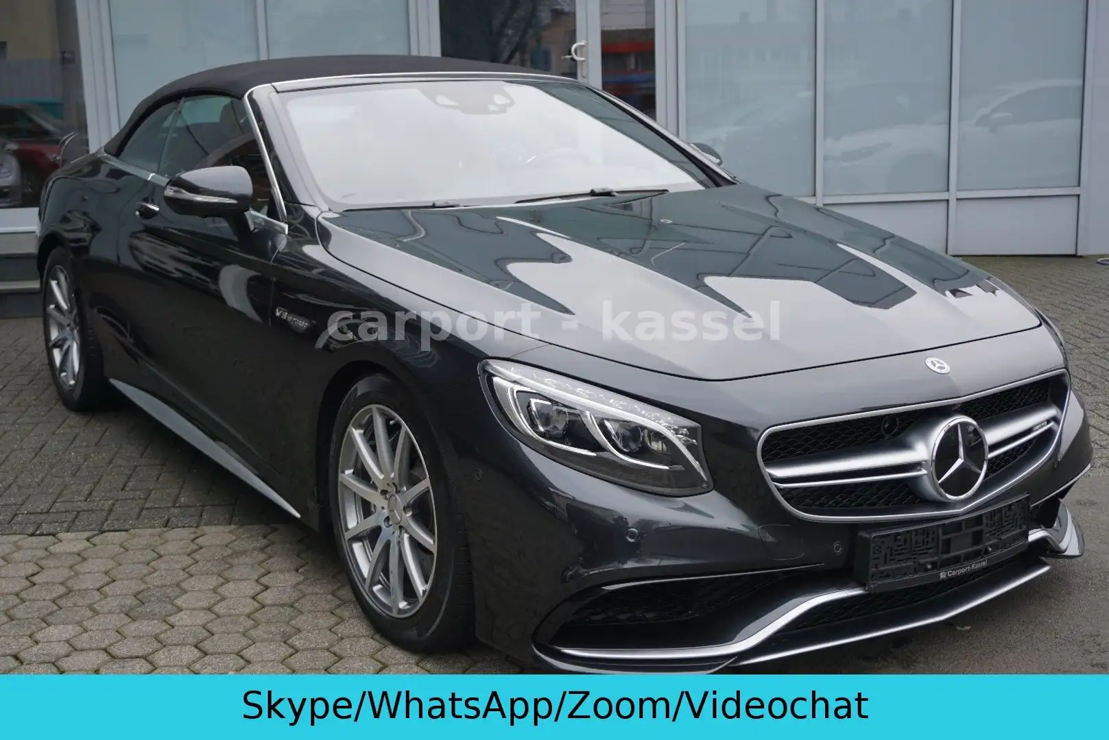 Mercedes-Benz S 63 AMG Cabrio Drivers Pack/Burmester/Airscarf Czarny - 1