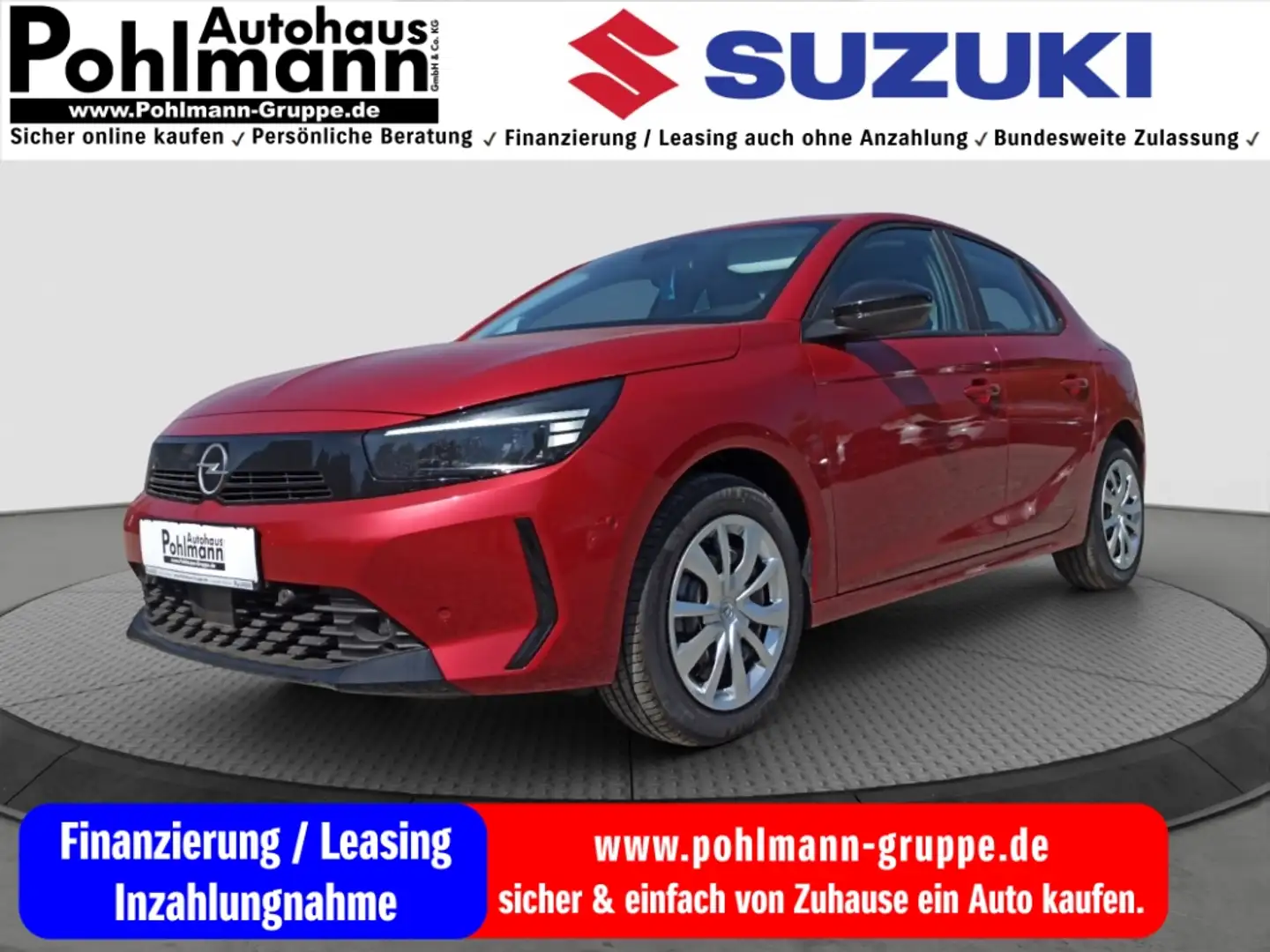 Opel Corsa 1.2 Edition LED Apple CarPlay Android Auto Musikst Rot - 1