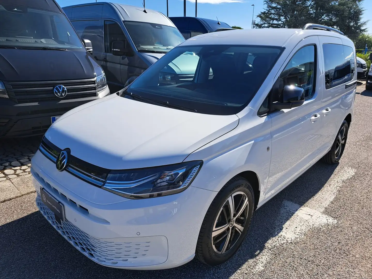 Volkswagen Caddy 2.0 tdi 122cv life dsg7 Weiß - 1