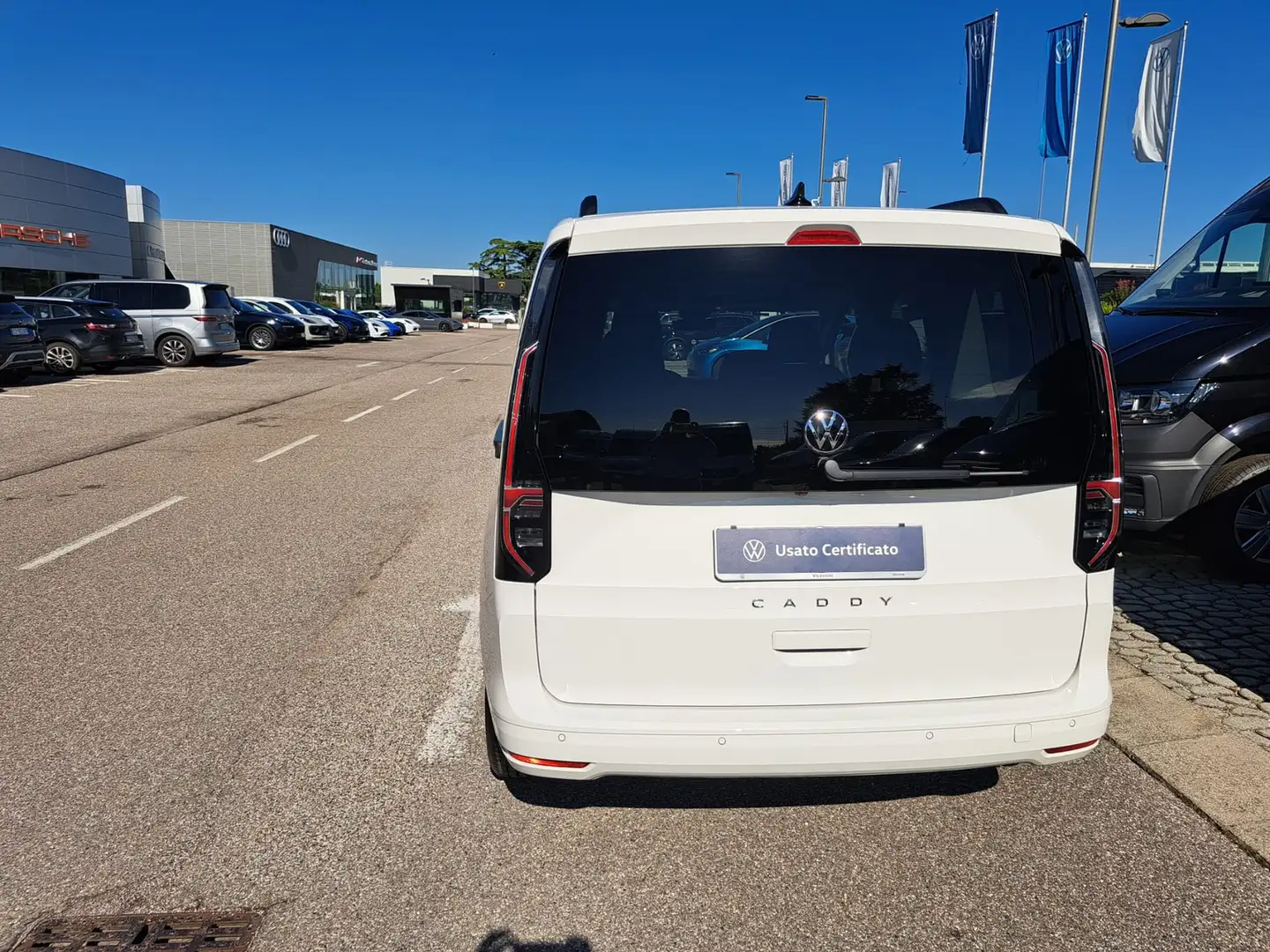 Volkswagen Caddy 2.0 tdi 122cv life dsg7 Weiß - 2