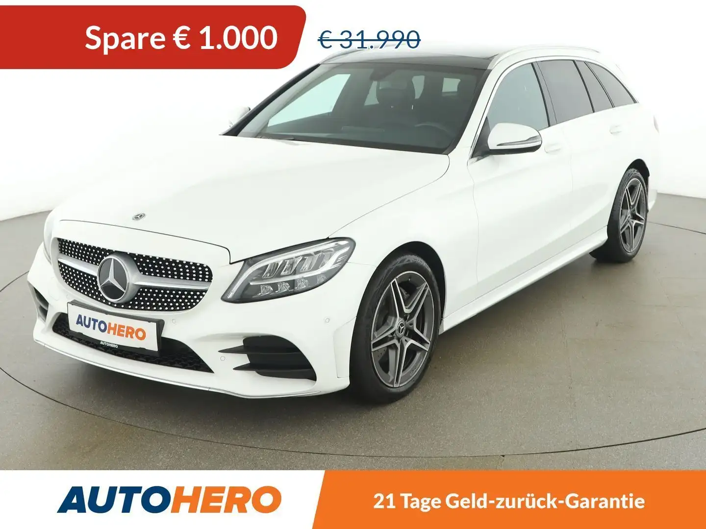 Mercedes-Benz C 220 C 220 d T 4Matic AMG Line Weiß - 1