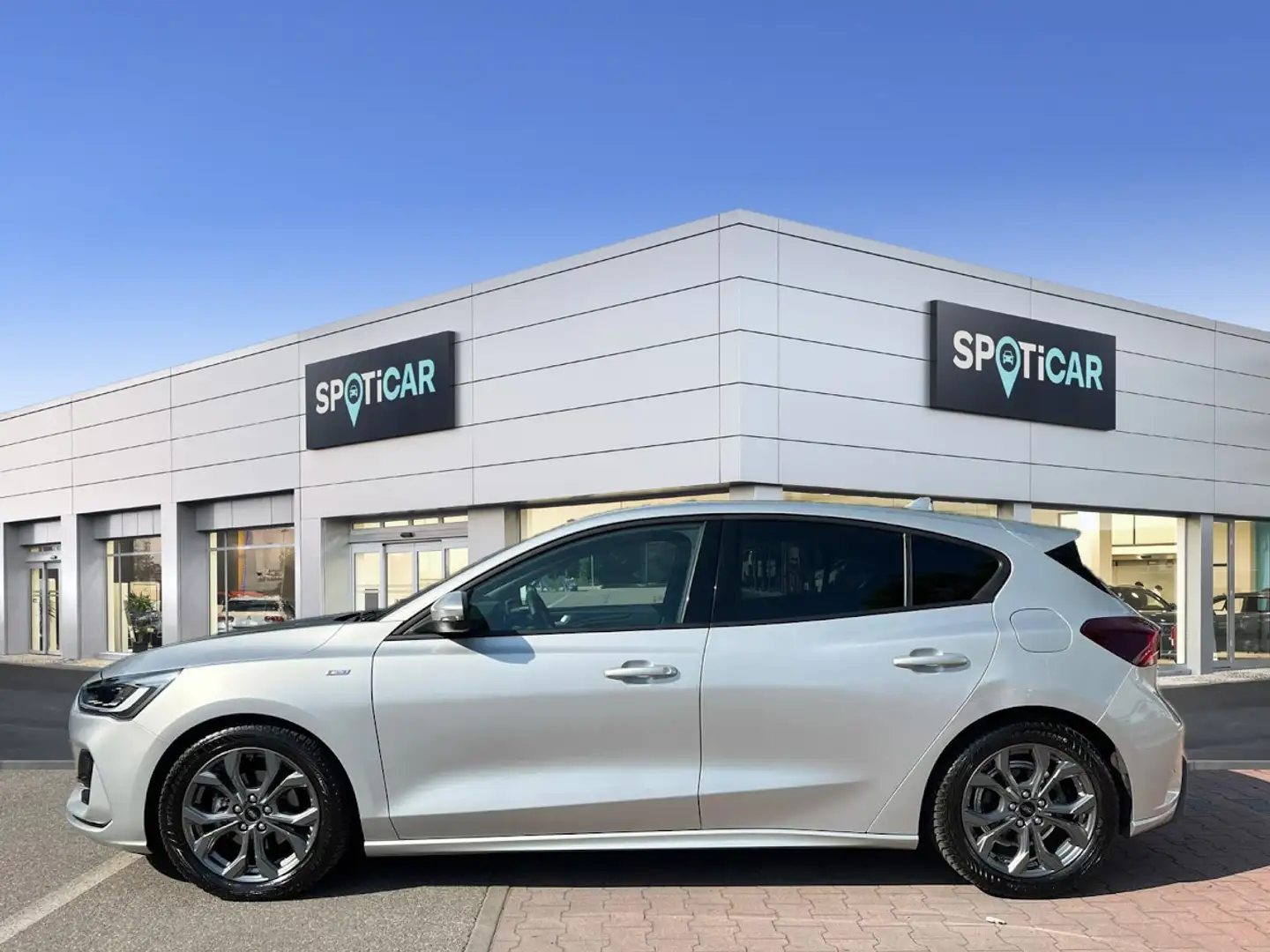 Ford Focus 5 Porte 1.5 EcoBlue ST-Line Argento - 2