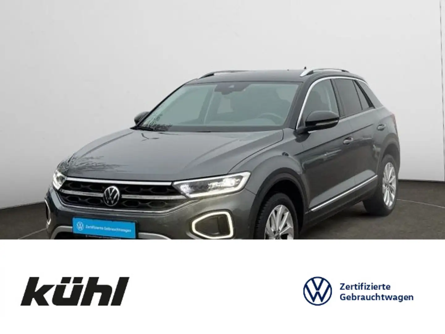 Volkswagen T-Roc 1.5 TSI DSG Style Navi, AHK, LED Grau - 1