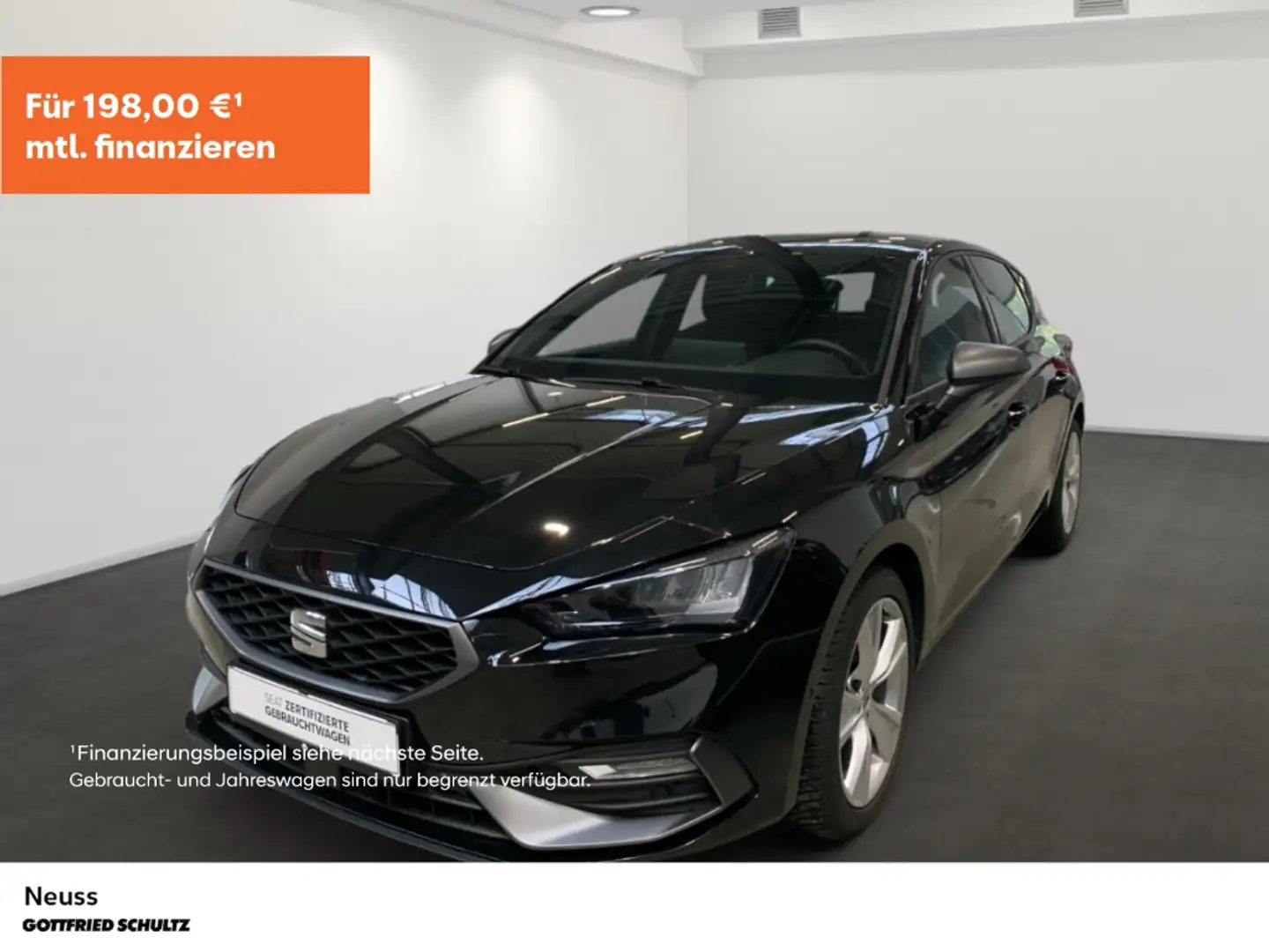 SEAT Leon FR TDI DSG NAVI SITZHEIZUNG EINPARKHILFE LED Schwarz - 1