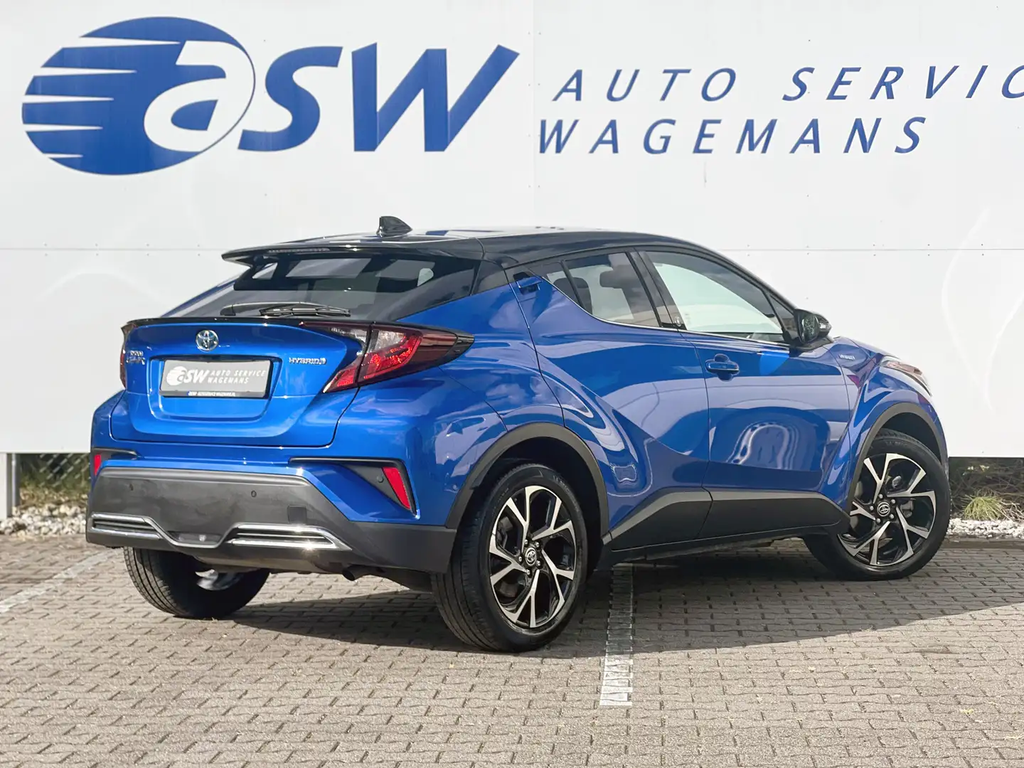 Toyota C-HR 2.0 Hybrid Bi-Tone | Navi | Carplay | Dodehoek | P Blauw - 2
