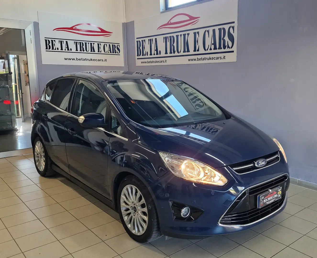 Ford C-Max C-Max 1.6 tdci Titanium 95cv Blauw - 1