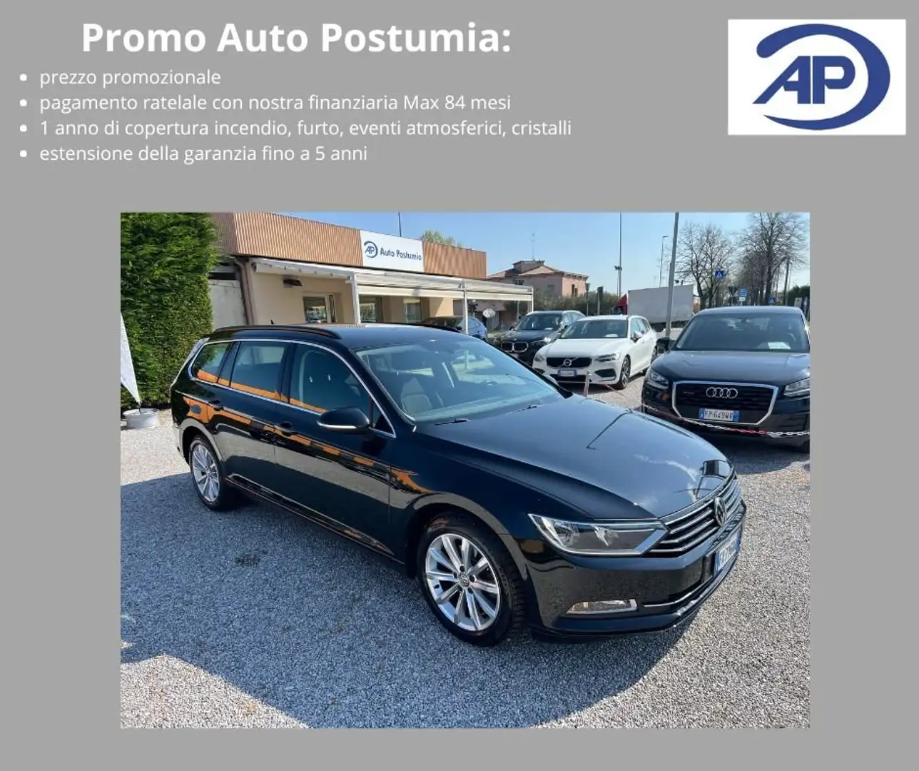 Volkswagen Passat Variant 2.0 Tdi 150Cv Business Dsg - Navigatore Discover Negro - 1