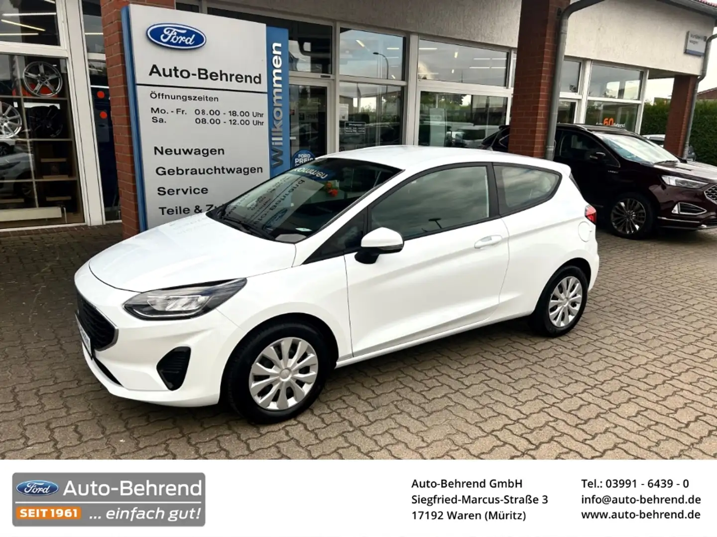 Ford Fiesta Trend Winterpaket Allwetterreifen Bluetooth Blanc - 1