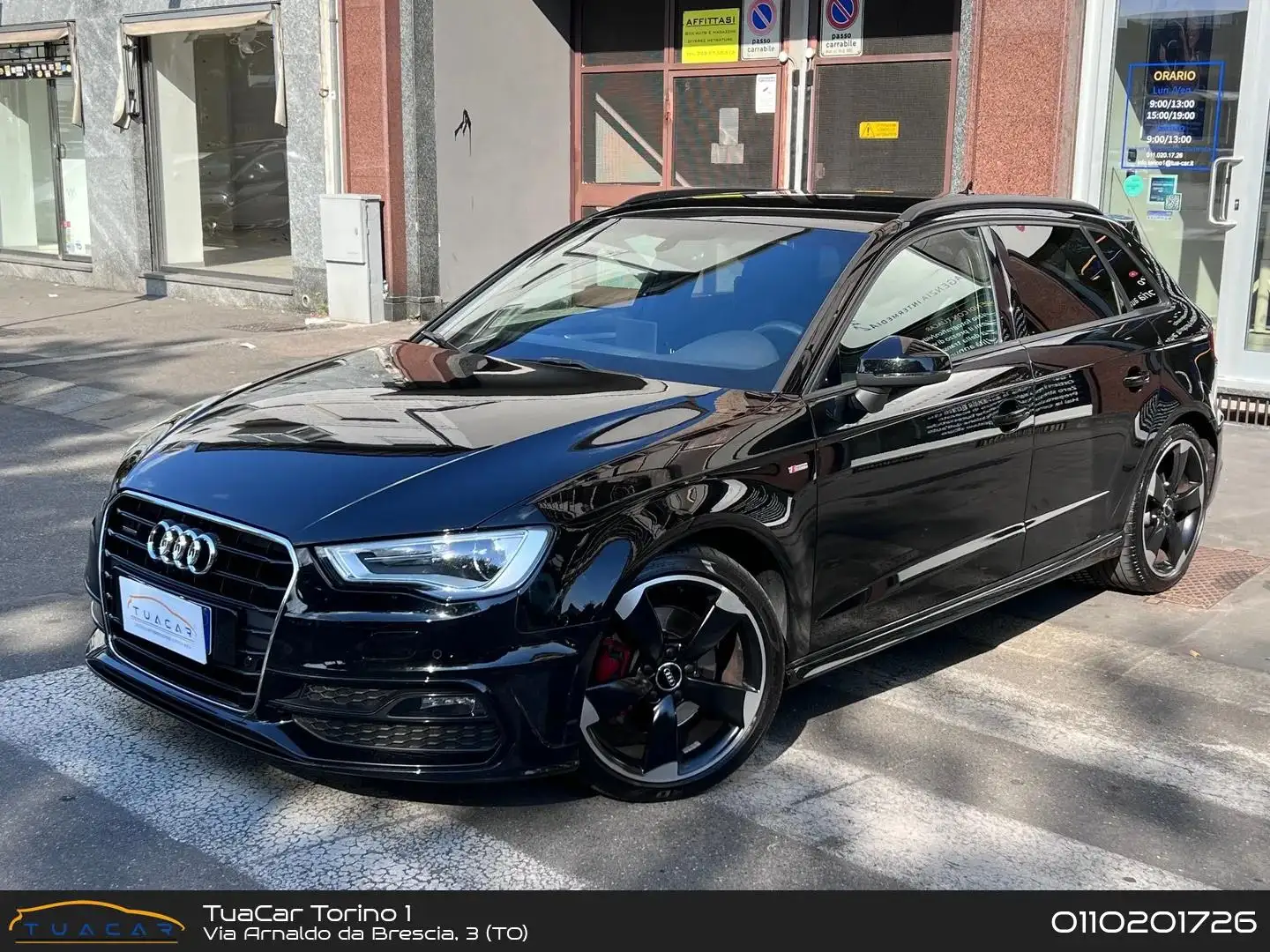 Audi A3 S-LINE Edition 2.0 QUATTRO crna - 1