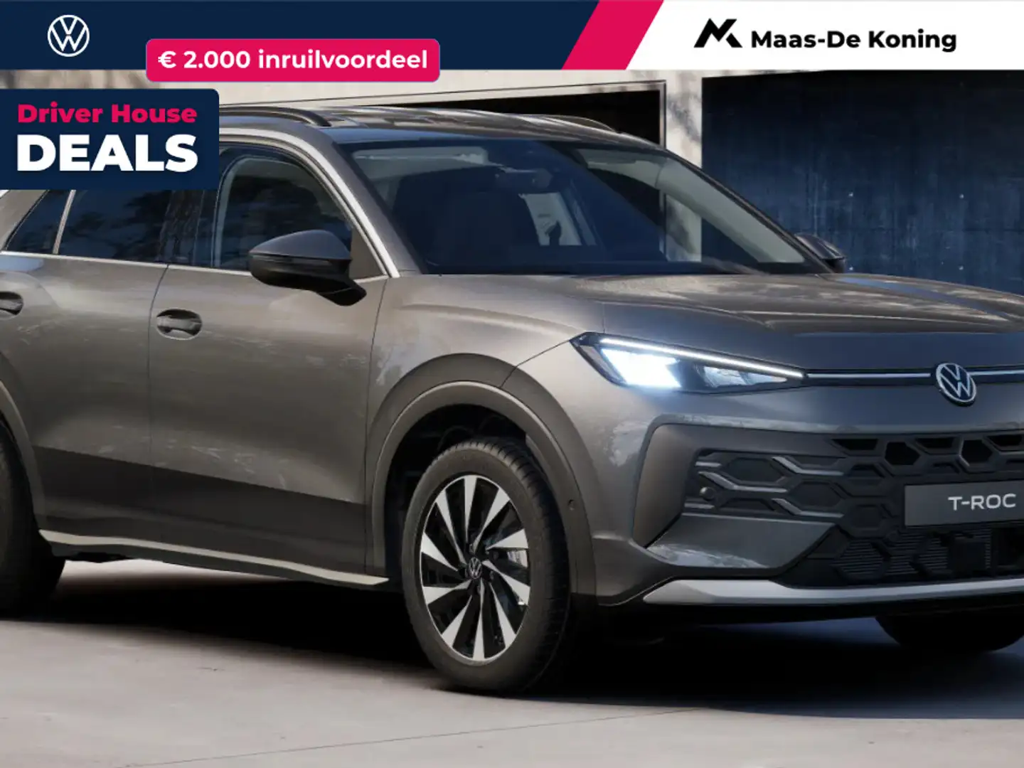 Volkswagen T-Roc Life First Edition 1.5 eTSI 85 kW / 116 PK SUV 7 v Grau - 1