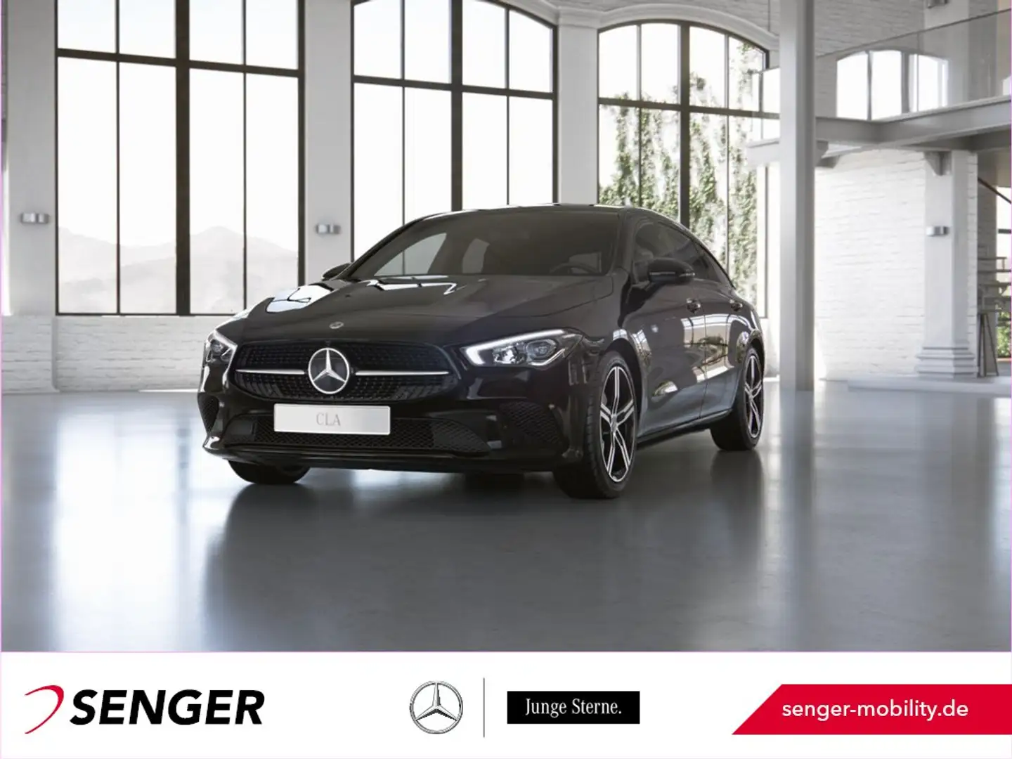 Mercedes-Benz CLA 200 d 4M SB Progressive Night Totwinkel Shzg Zwart - 1