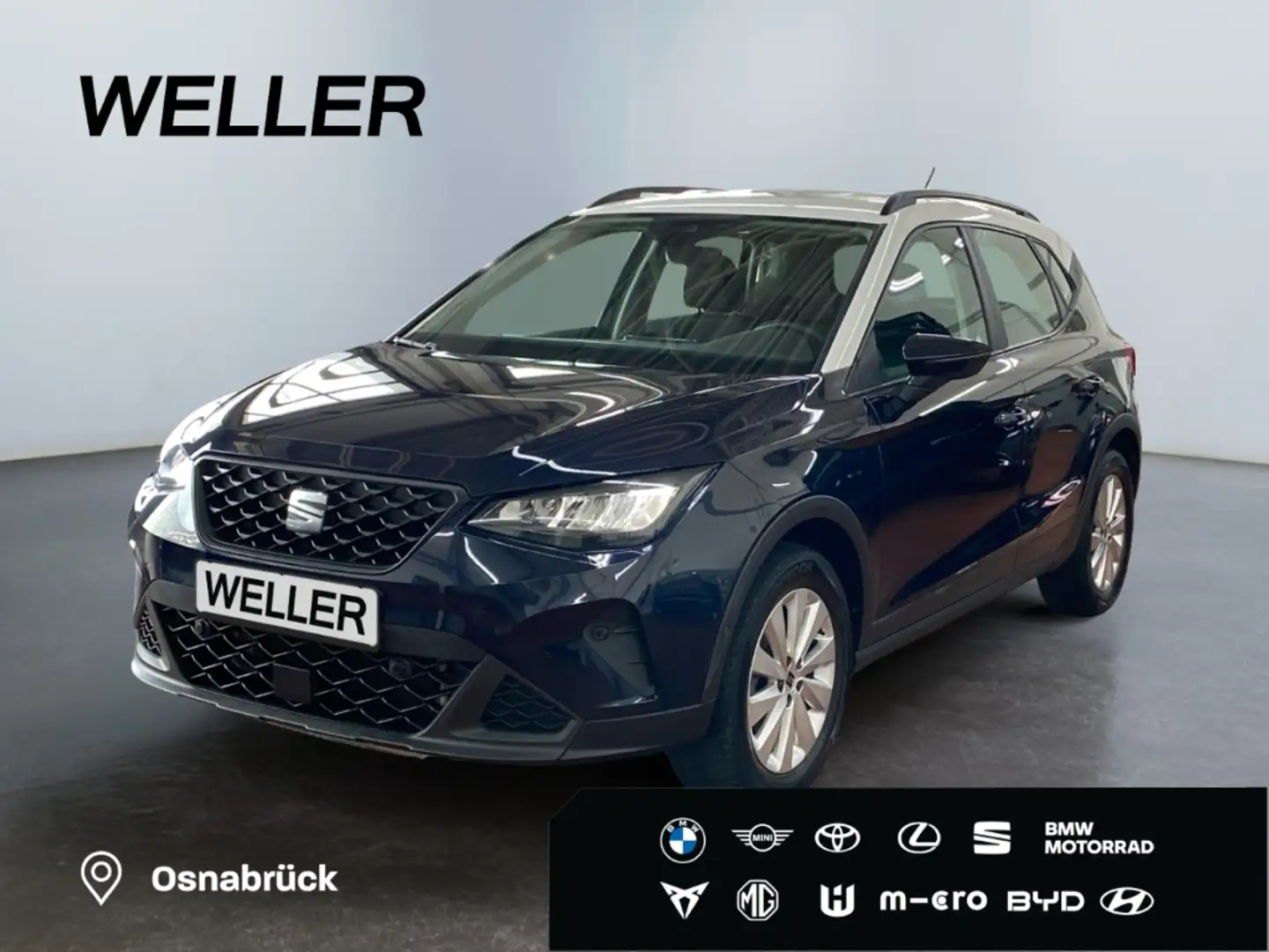 SEAT Arona 1.0 TSI Style *LED*CAM*SHZ*CarPlay*Bi-Tone* Bleu - 1