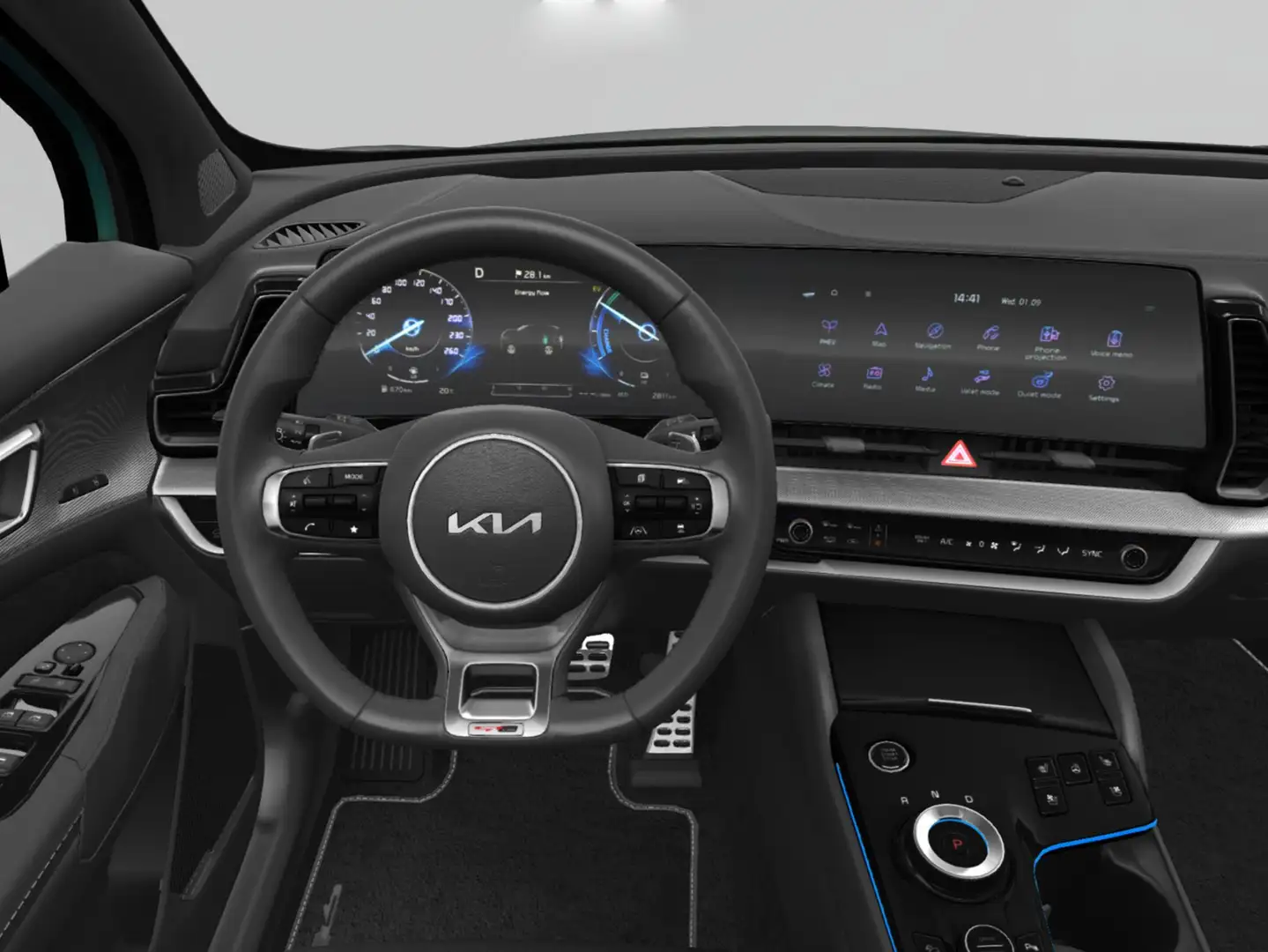 Kia Sportage 1.6 T-GDi Plug-in Hybrid AWD GT-PlusLine | Schuifk Groen - 2