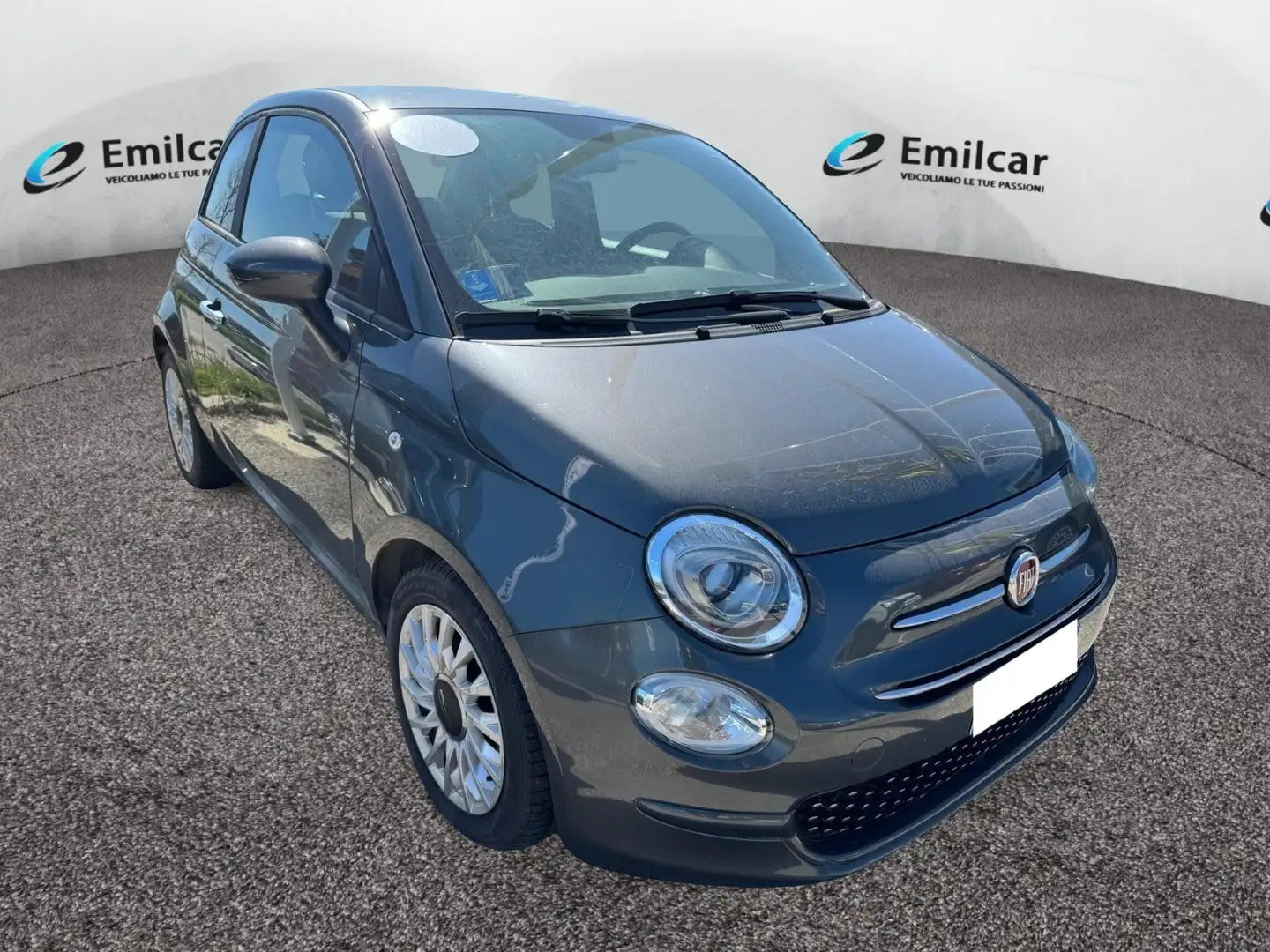 Fiat 500 1.0 FireFly Hybrid Lounge Gris - 2