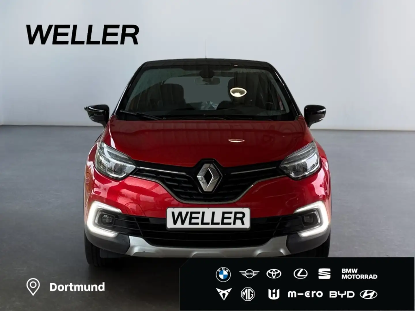 Renault Captur TCe 90 INTENS *LED*SHZ*Keyless*PDC hi*Navi* Rood - 2