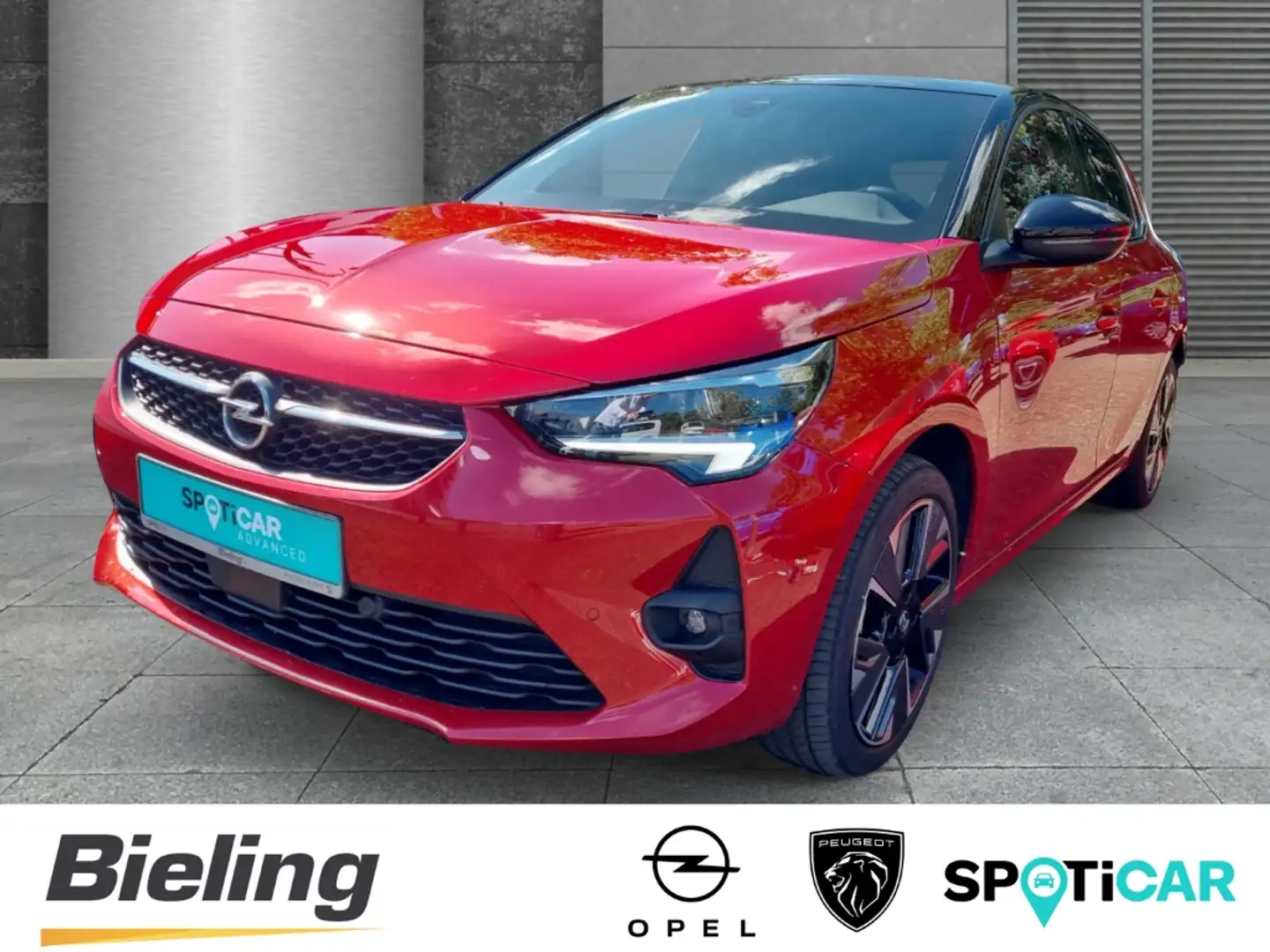 Opel Corsa-e GS 1. Hand unfallfrei IntelliLux Matrix 11kw Onboa Rot - 1