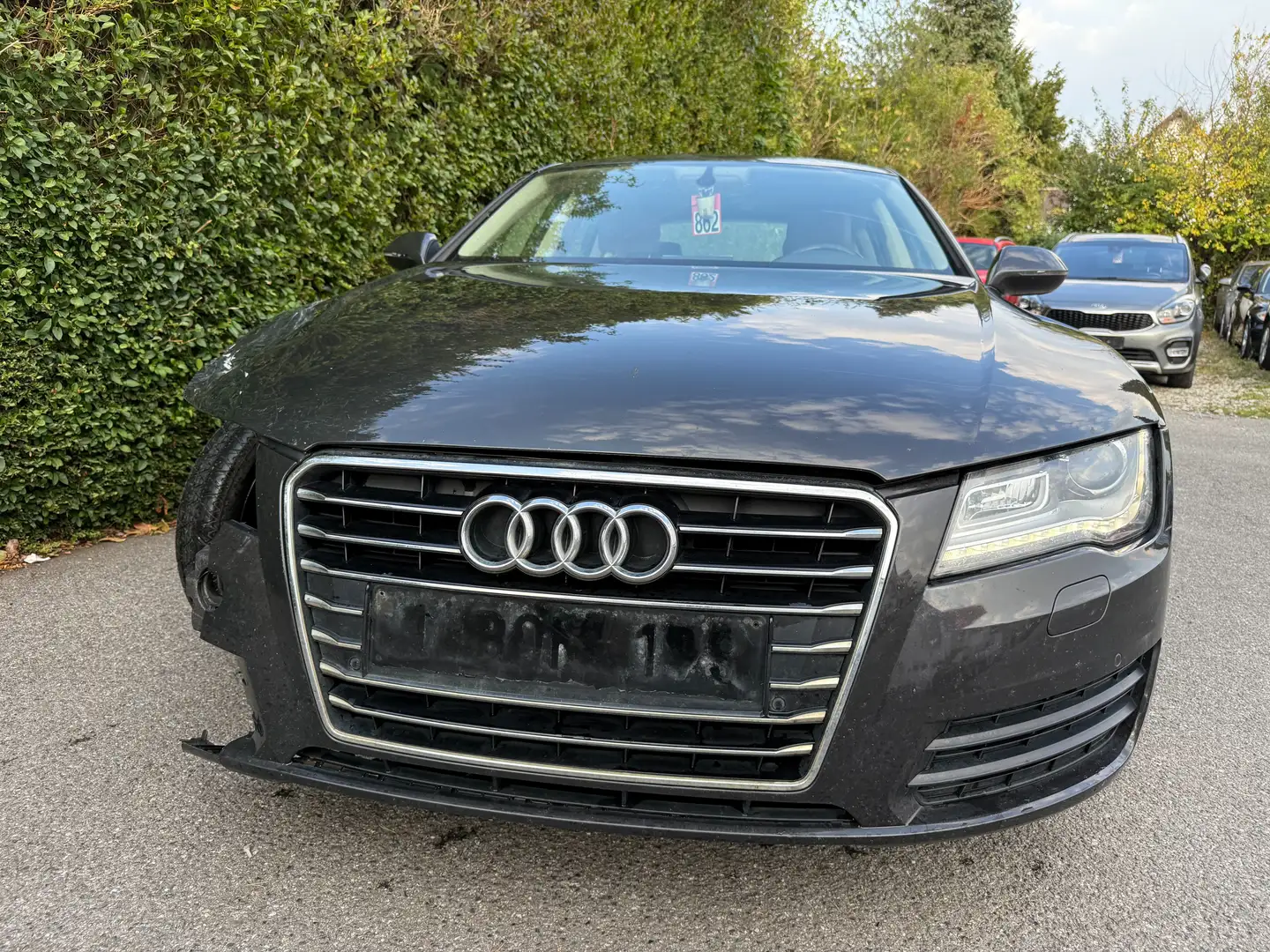 Audi A7 A7 3.0 TDi V6+DEGATS PHOTOS+MOTEUR OK+ENGINE OK Gris - 2