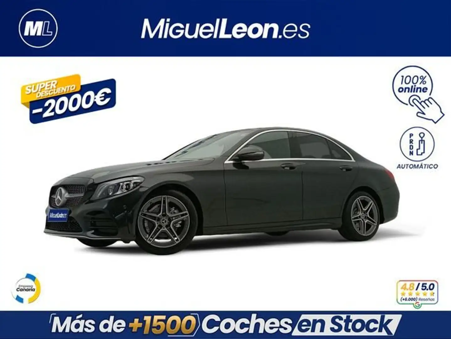 Mercedes-Benz C 200 d Negro - 1