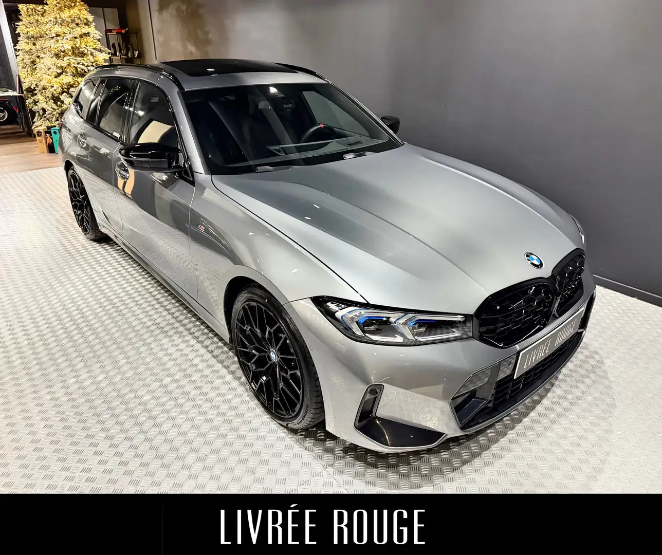 BMW 340 M340i Touring mhev 48V xdrive MSport Pro auto Argento - 2