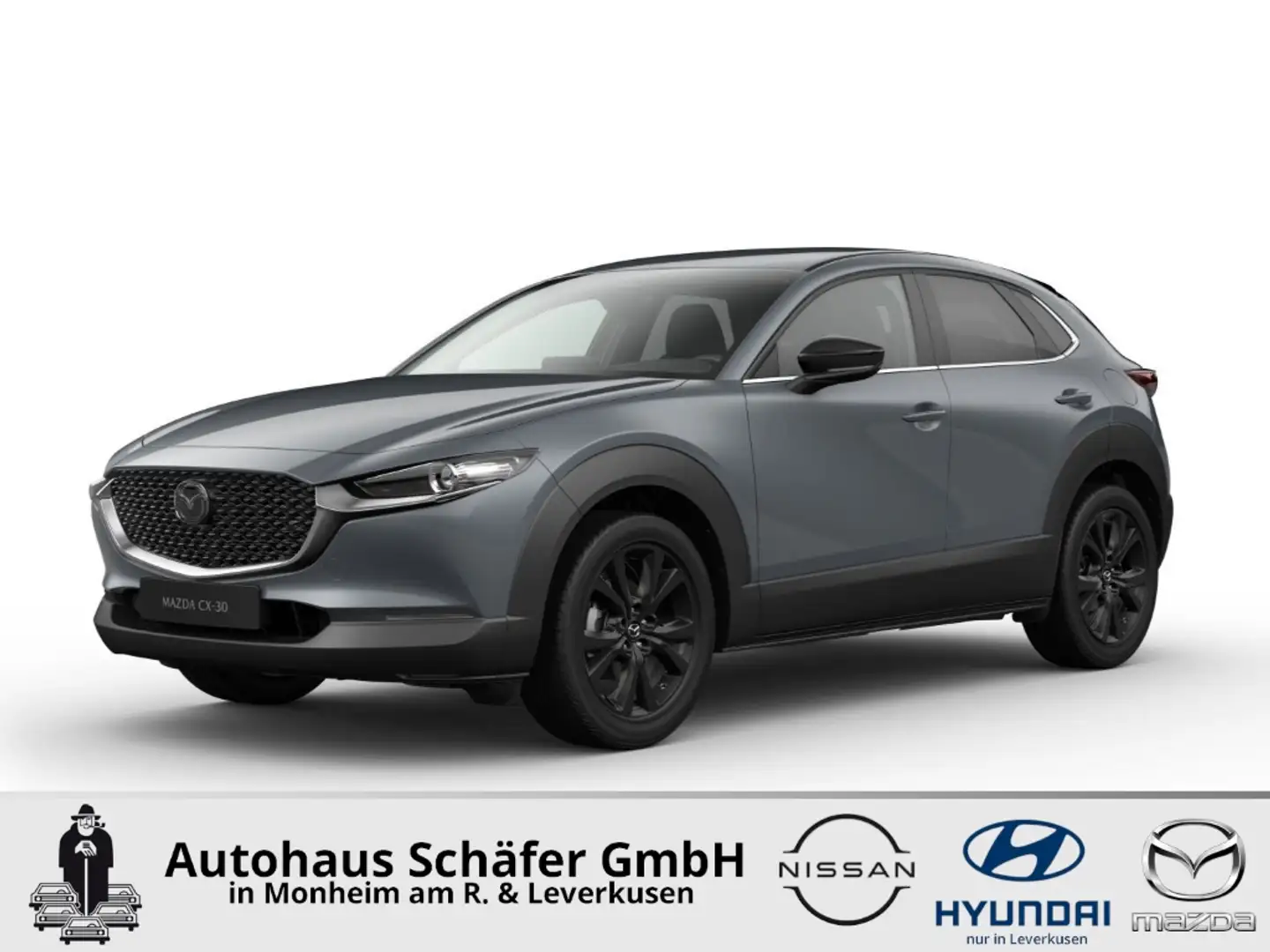 Mazda CX-30 (2025) HOMURA e-Skyactiv-X 186PS 6MT HUD Navi LED Gris - 1
