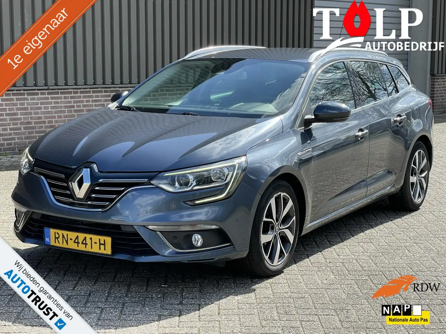 Renault Megane Estate 1.2 TCe Bose 1e Eigenaar Navi 2018 Grijs - 1